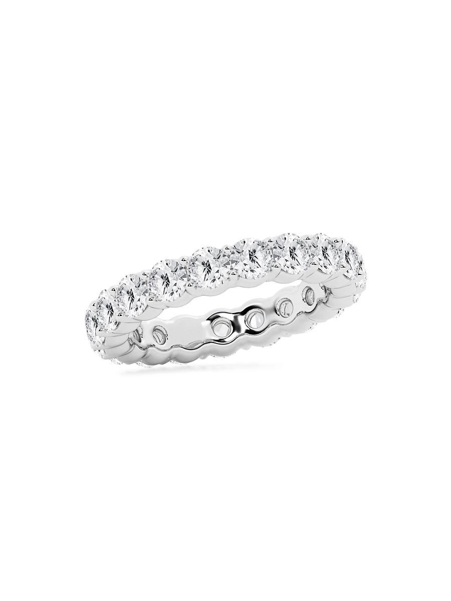 Womens Platinum & Round Natural Diamond Eternity Band/2.00-5.00 TCW Product Image