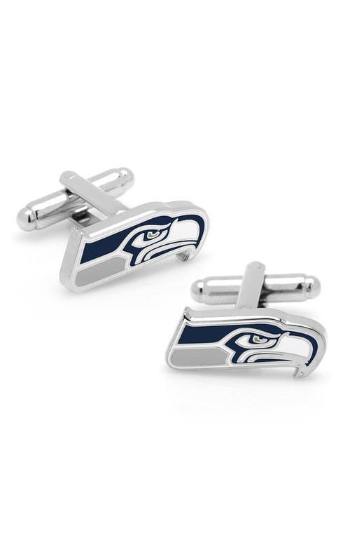 Mens Cuff Links, Inc. Rhodium-Plated Cuff Links Product Image