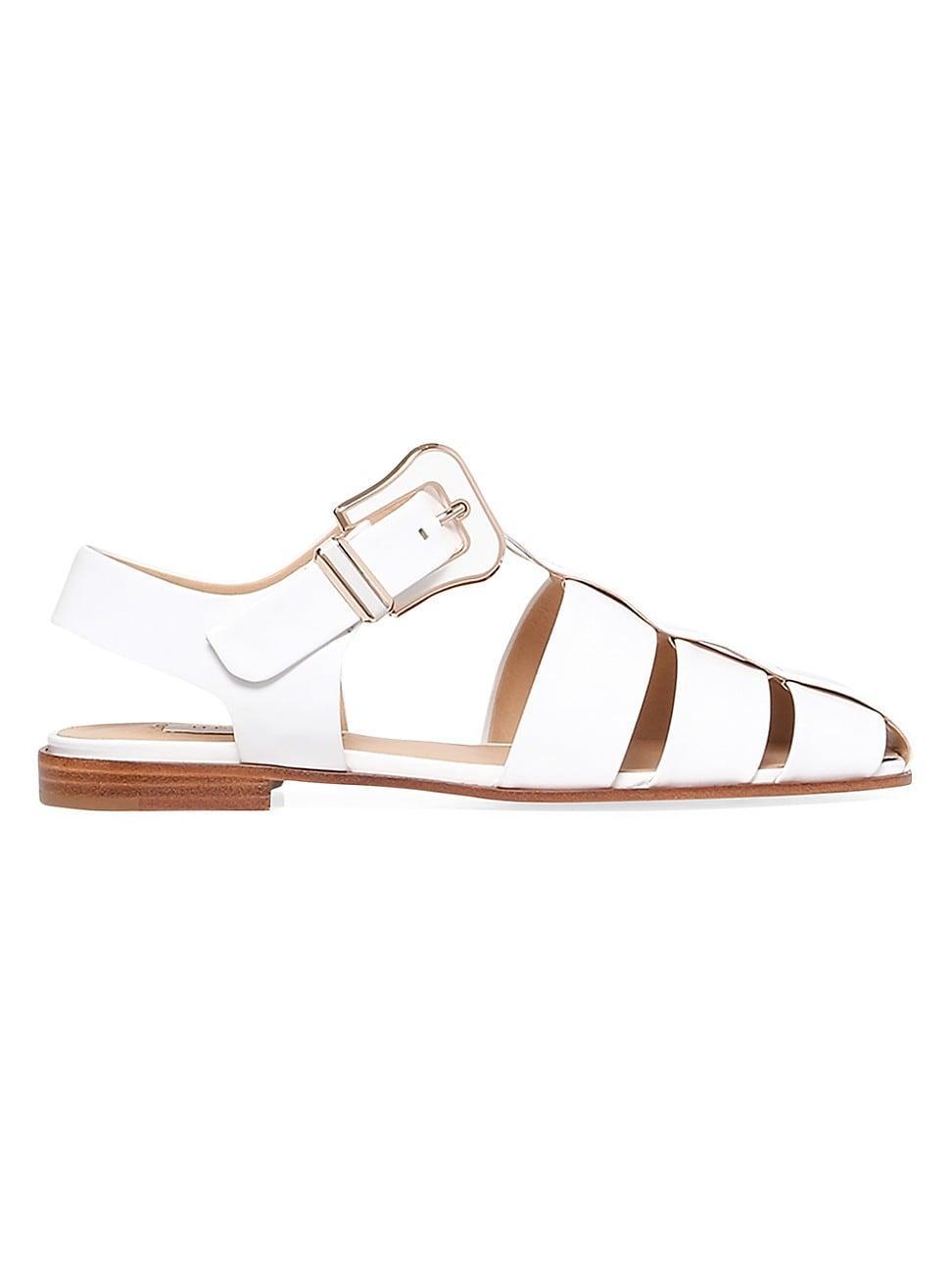 Womens Zoey Leather Sandals Product Image