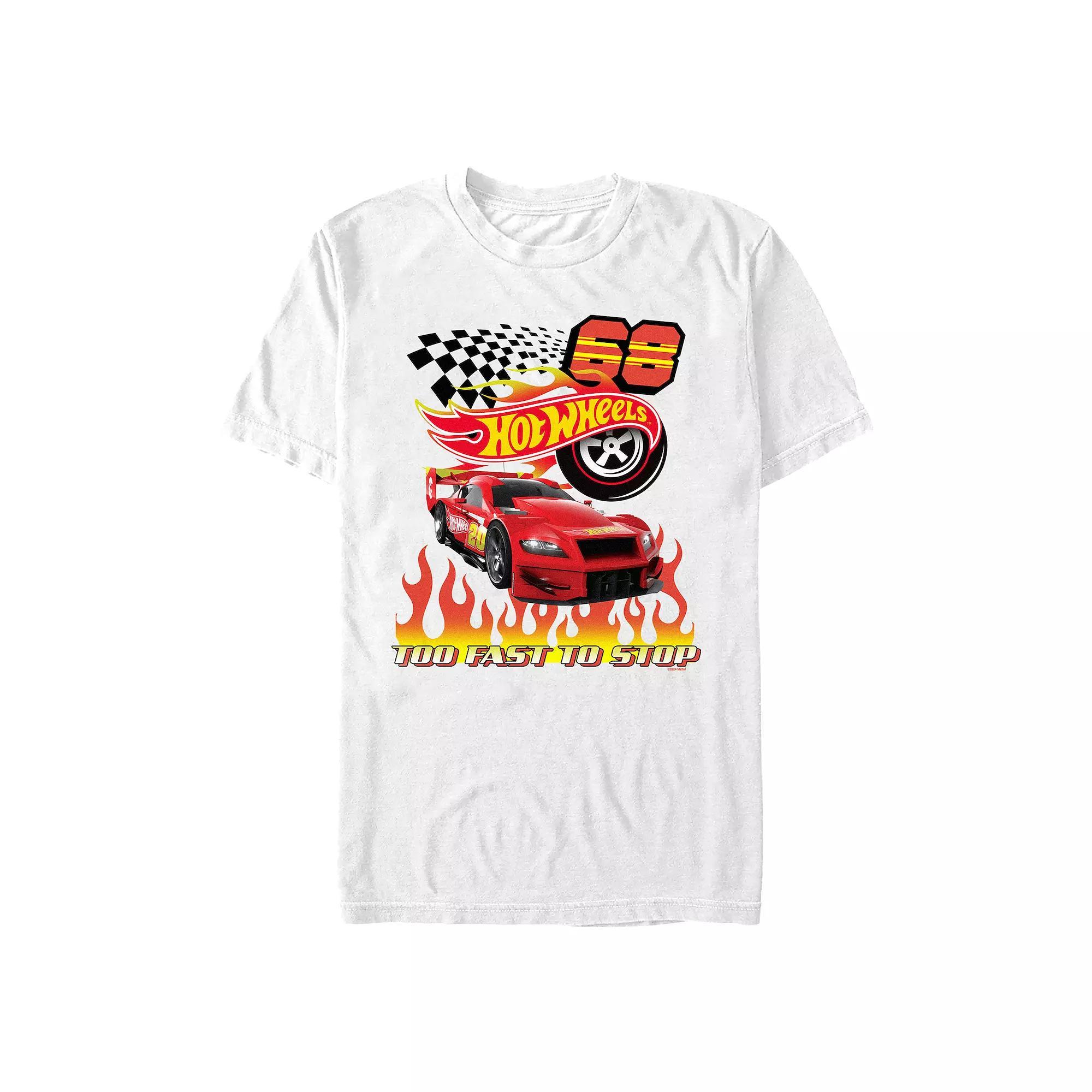 Men's Hot Wheels Too Fast To Stop Graphic Tee,  Product Image
