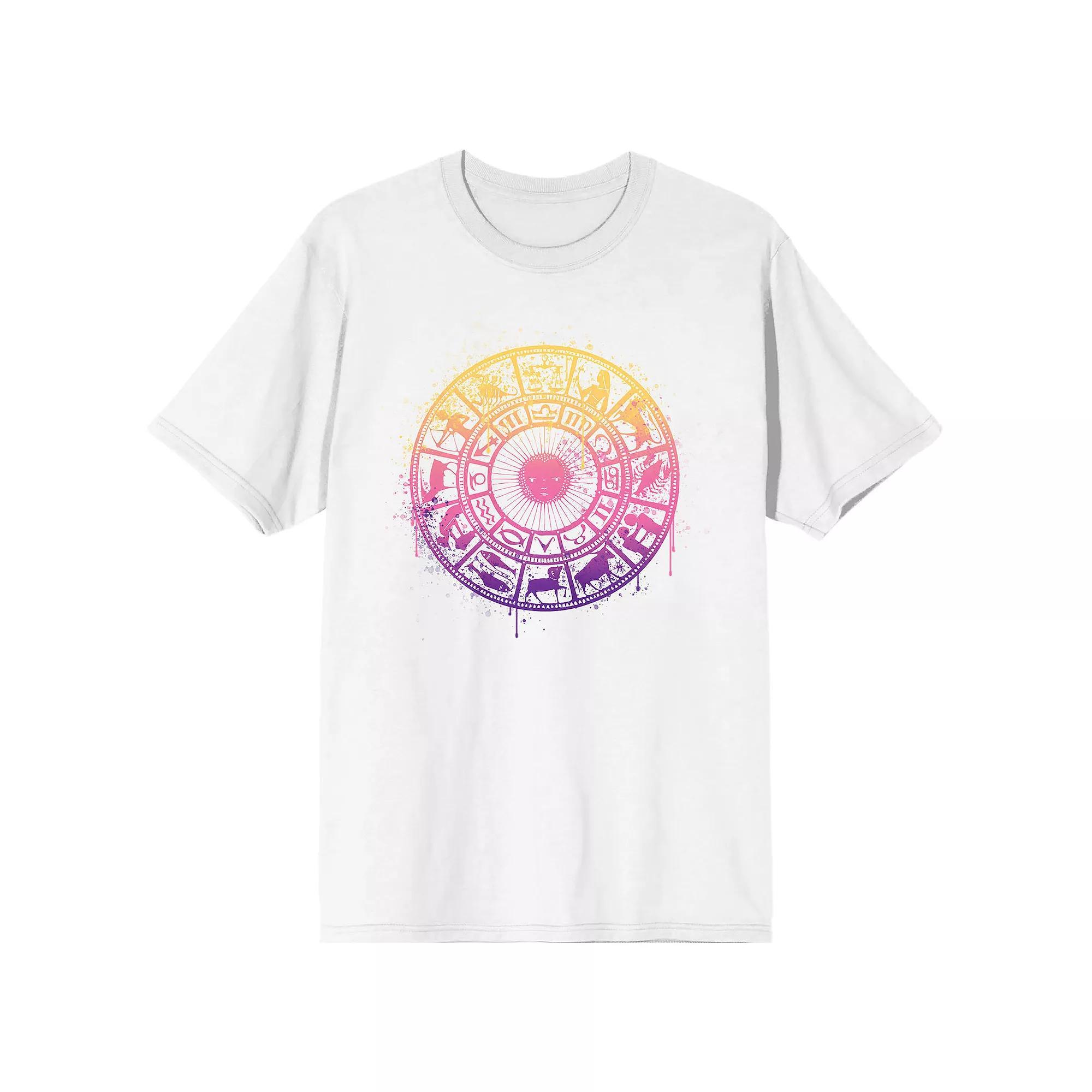 Men's Celestial Tropics Gradient Tee, Size: Medium, White Product Image