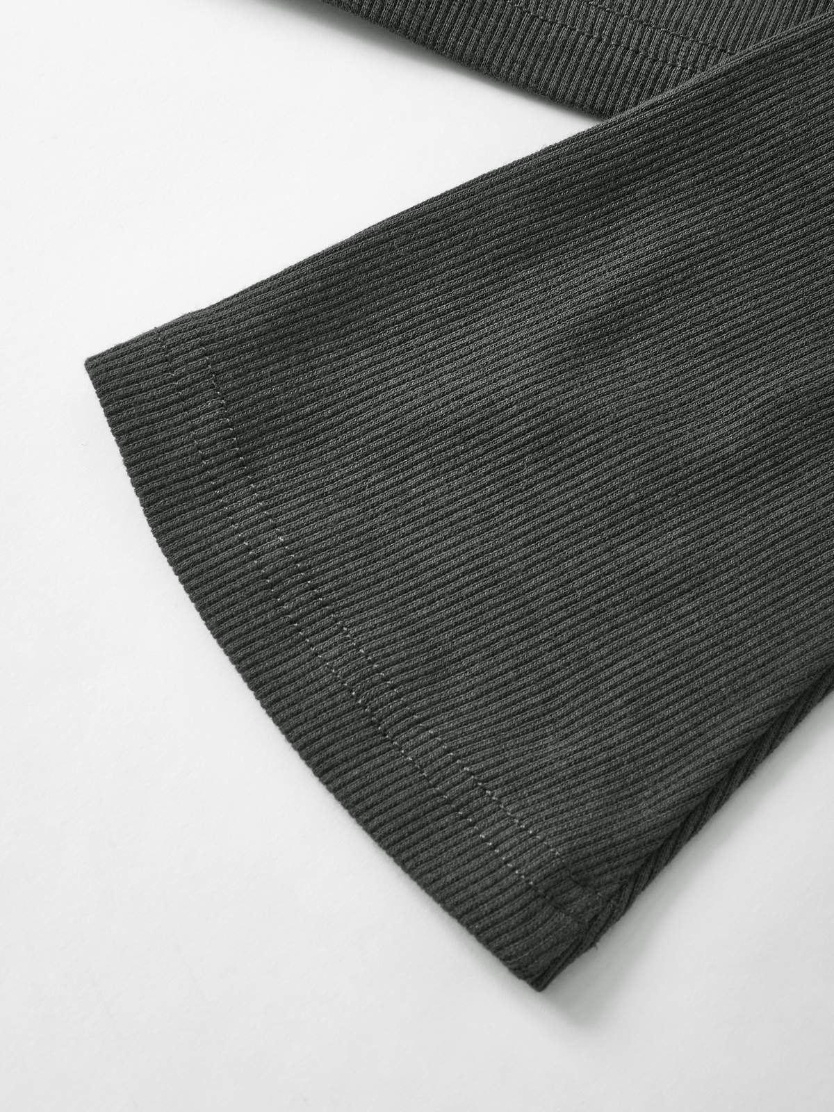 Button Down Long Sleeve Knit Top Product Image