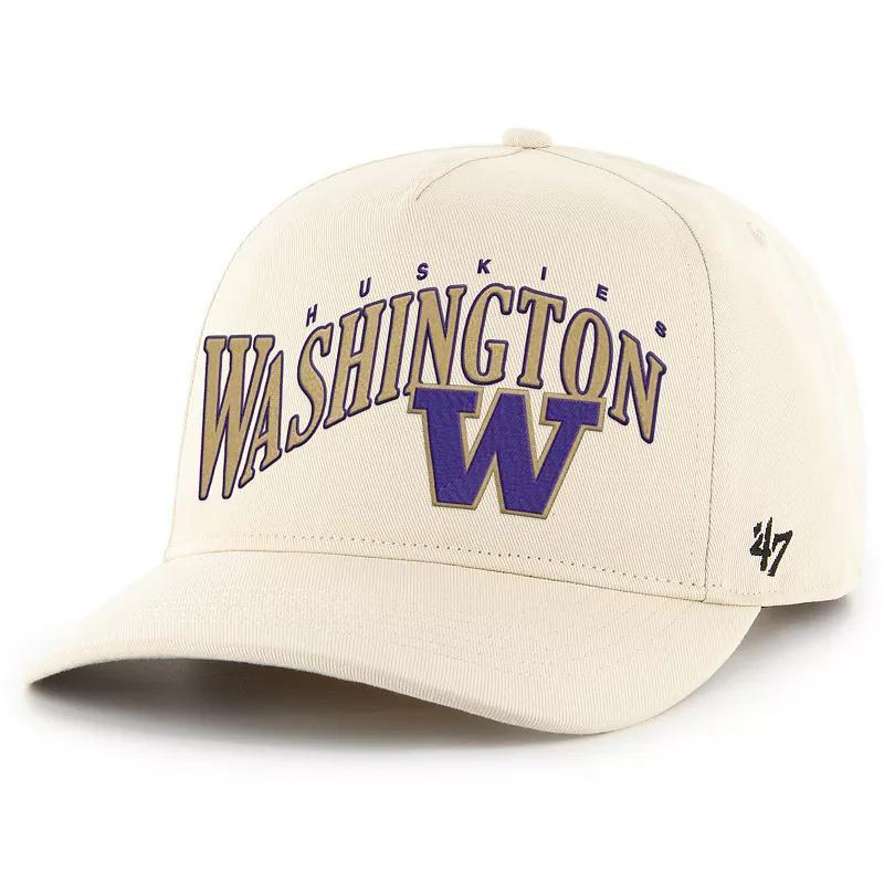 Mens 47 Cream Washington Huskies Classic Hitch Adjustable Hat Product Image