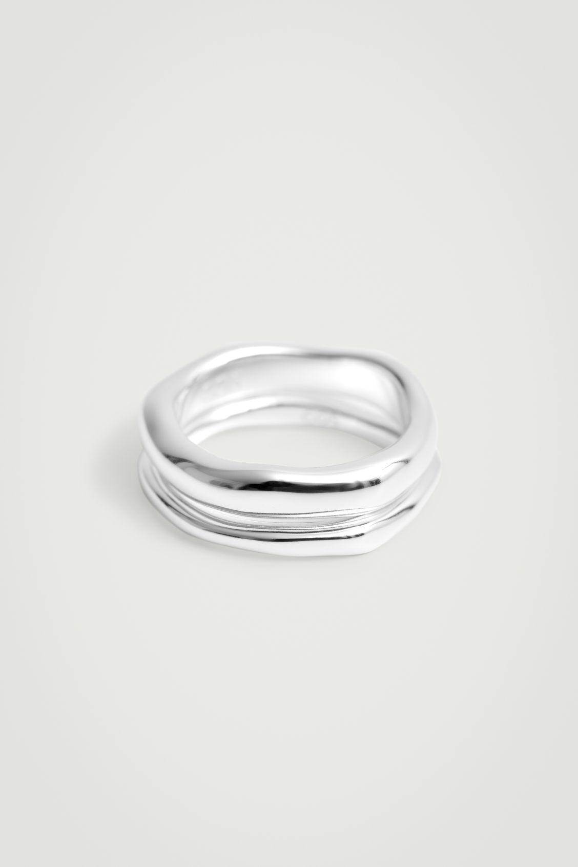 TWO-PACK STERLING SILVER RINGS Product Image