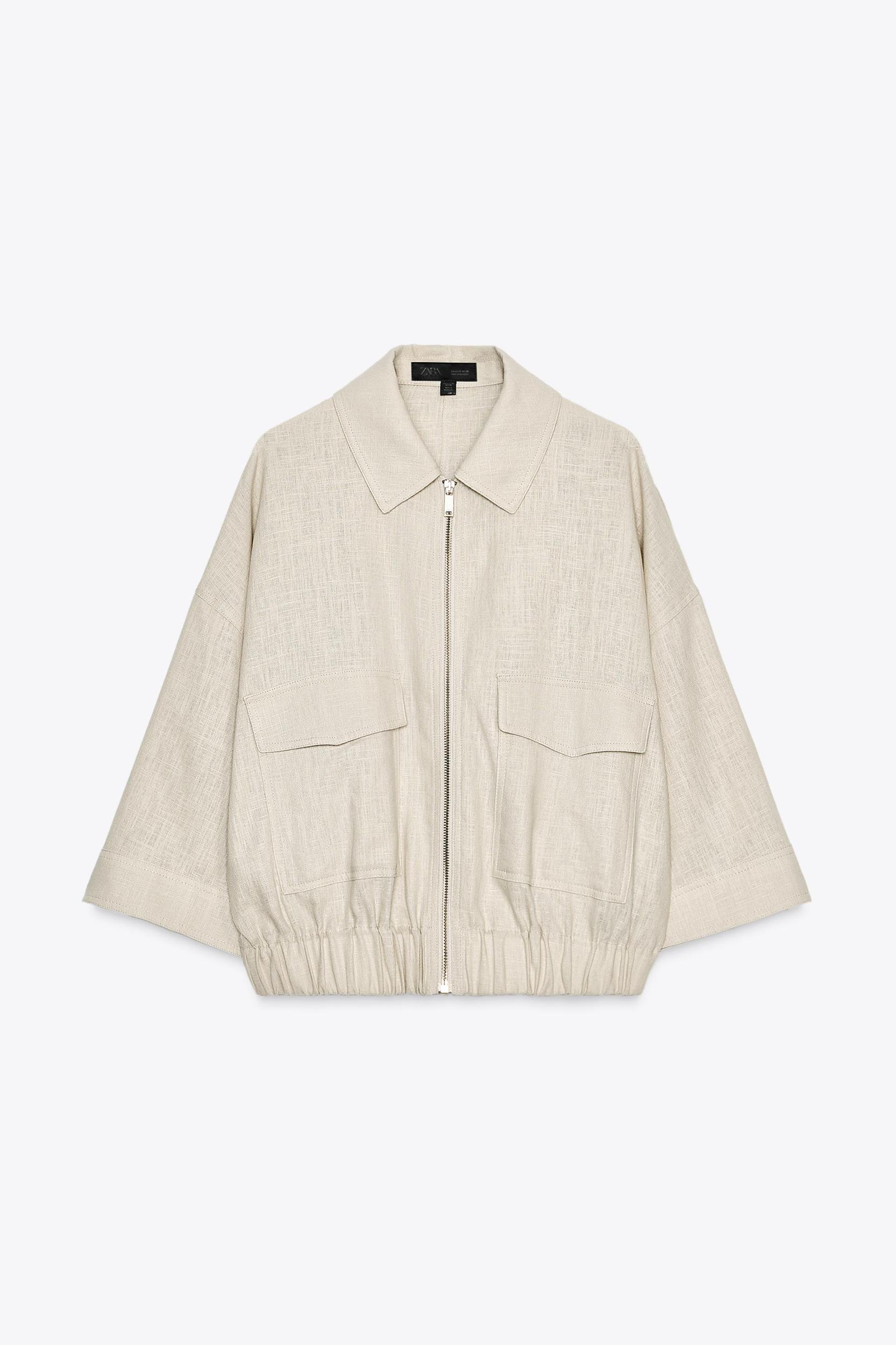LINEN SAFARI JACKET Product Image