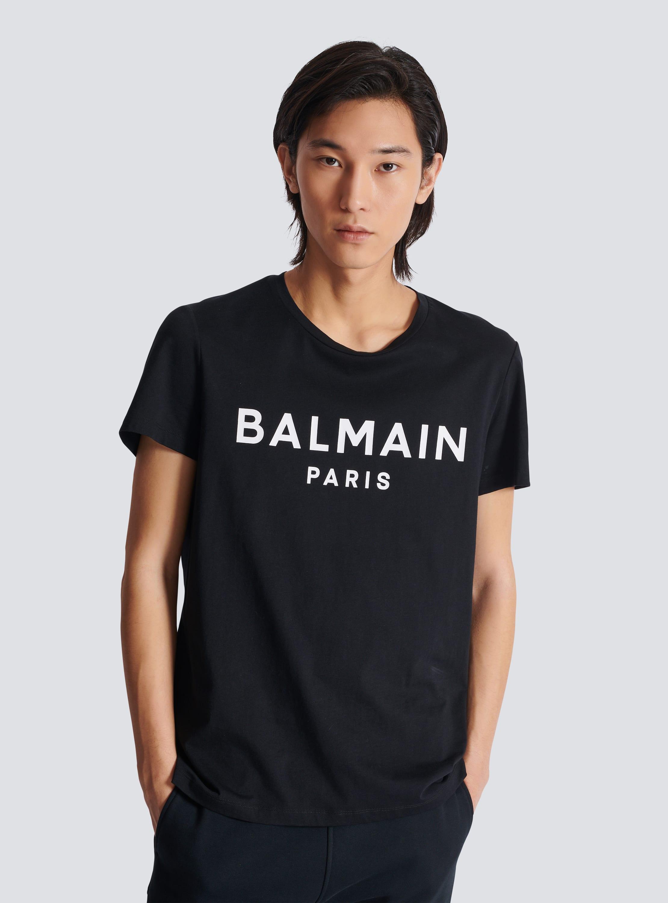 Printed Balmain Paris short-sleeved T-shirt Product Image