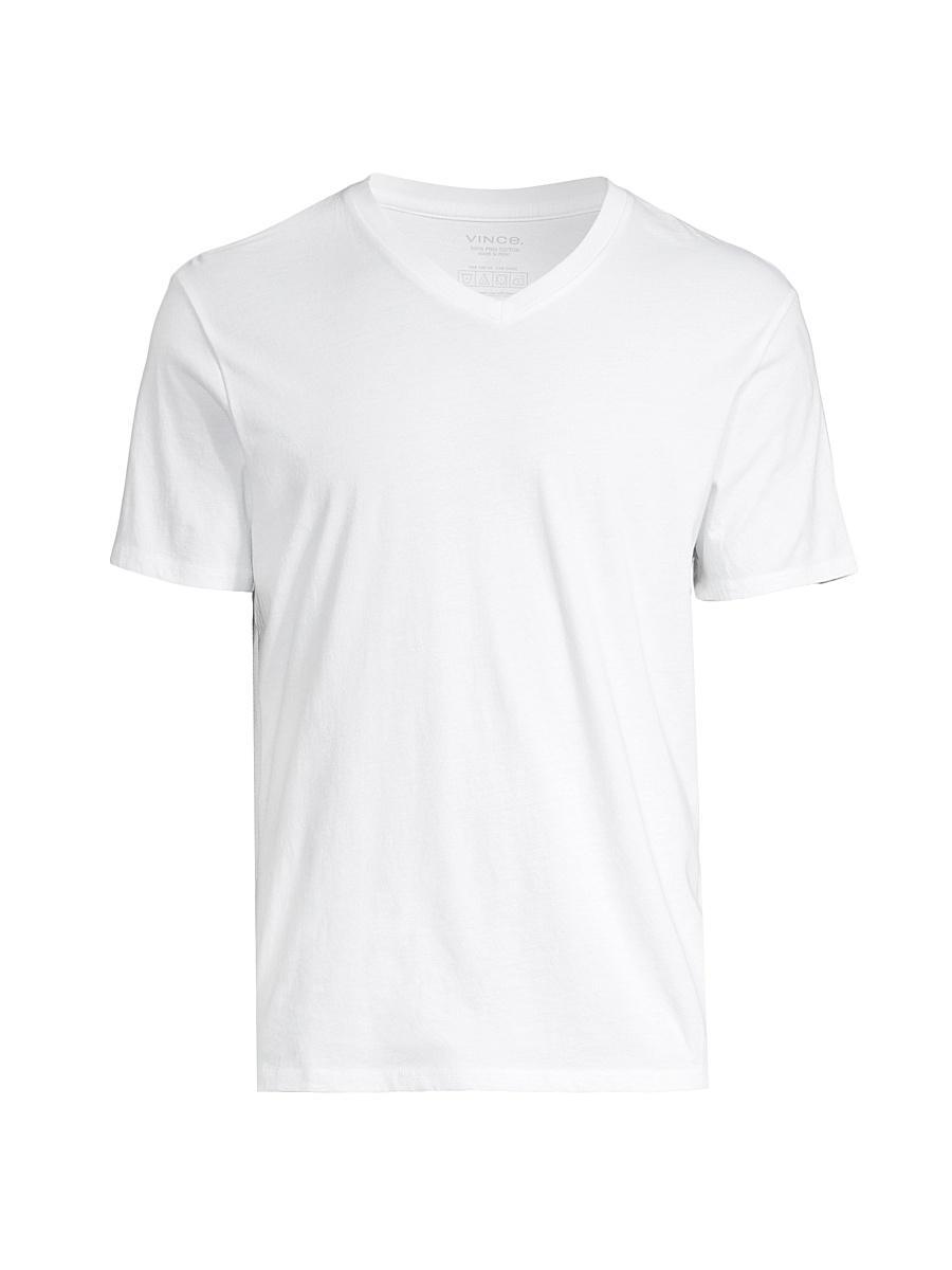 Mens Short-Sleeve V-Neck T-Shirt Product Image