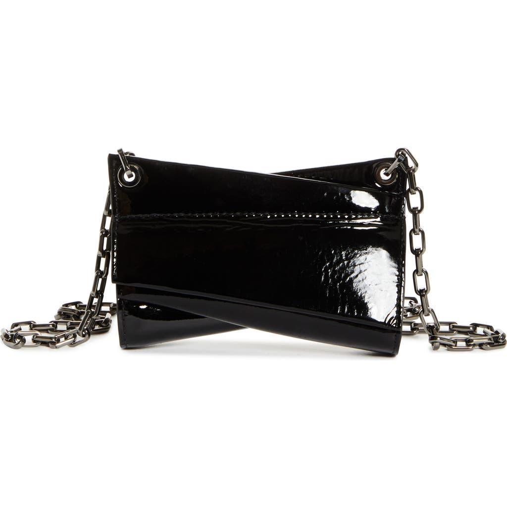 CHRISTIAN LOUBOUTIN Mini Loubitwist Patent Leather Crossbody Bag In Black Product Image