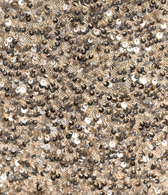 Never Fully Dressed Jaspre Sequin Wrap Mini Skirt Product Image