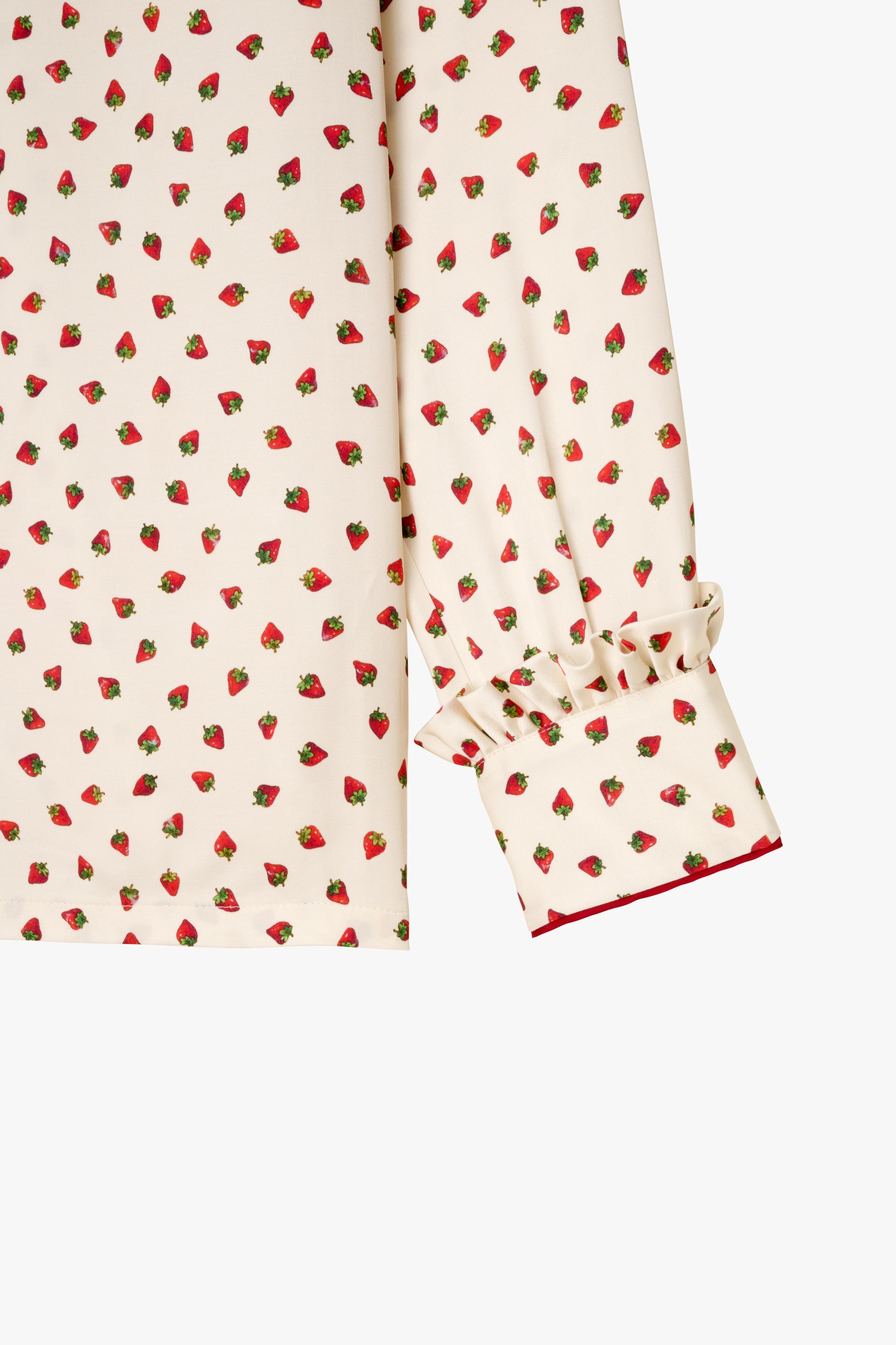 STRAWBERRY PAJAMA TOP X STEFANO PILATI Product Image