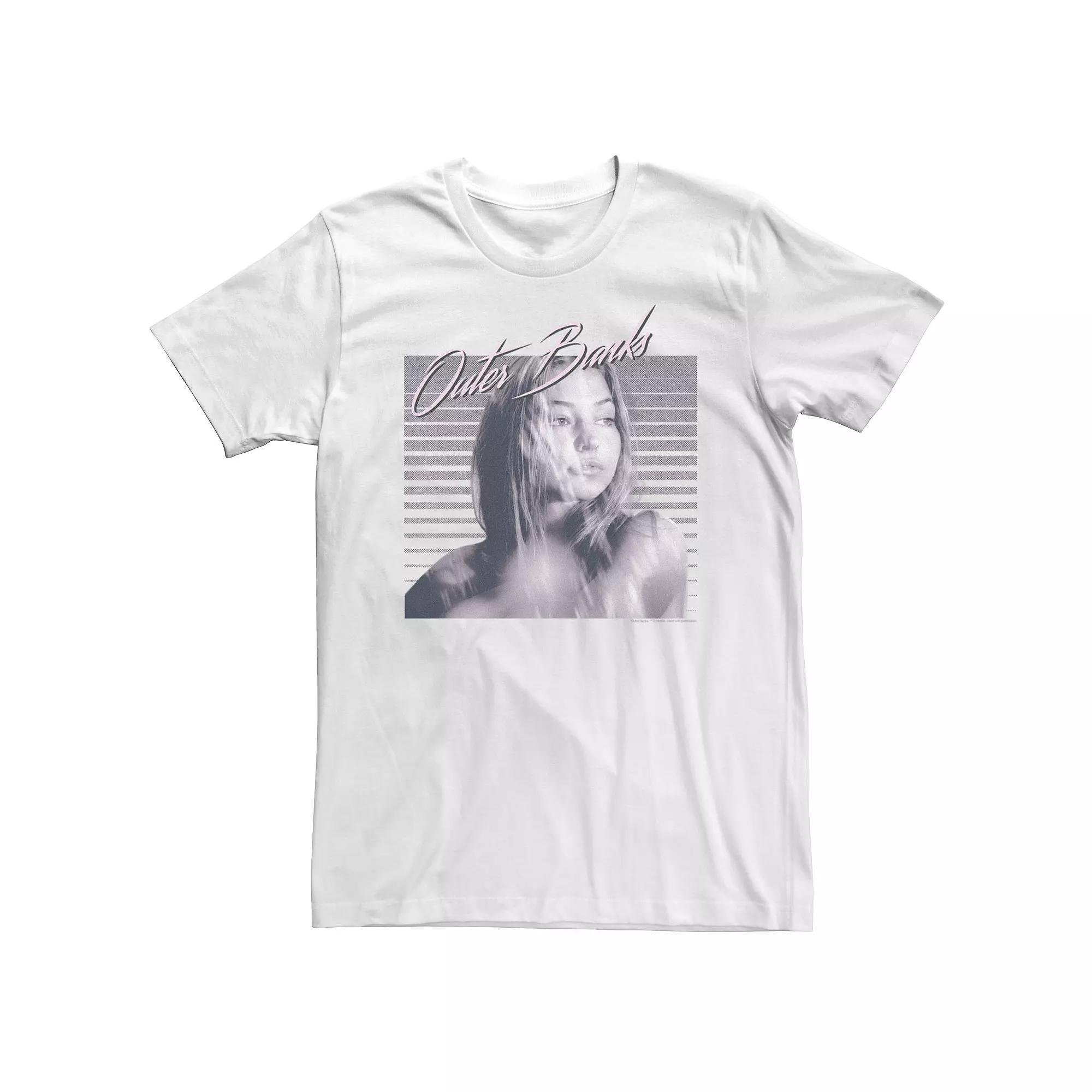 Big & Tall Netflix Outer Banks Sarah Greyscale Portrait Tee, Men's,  Product Image