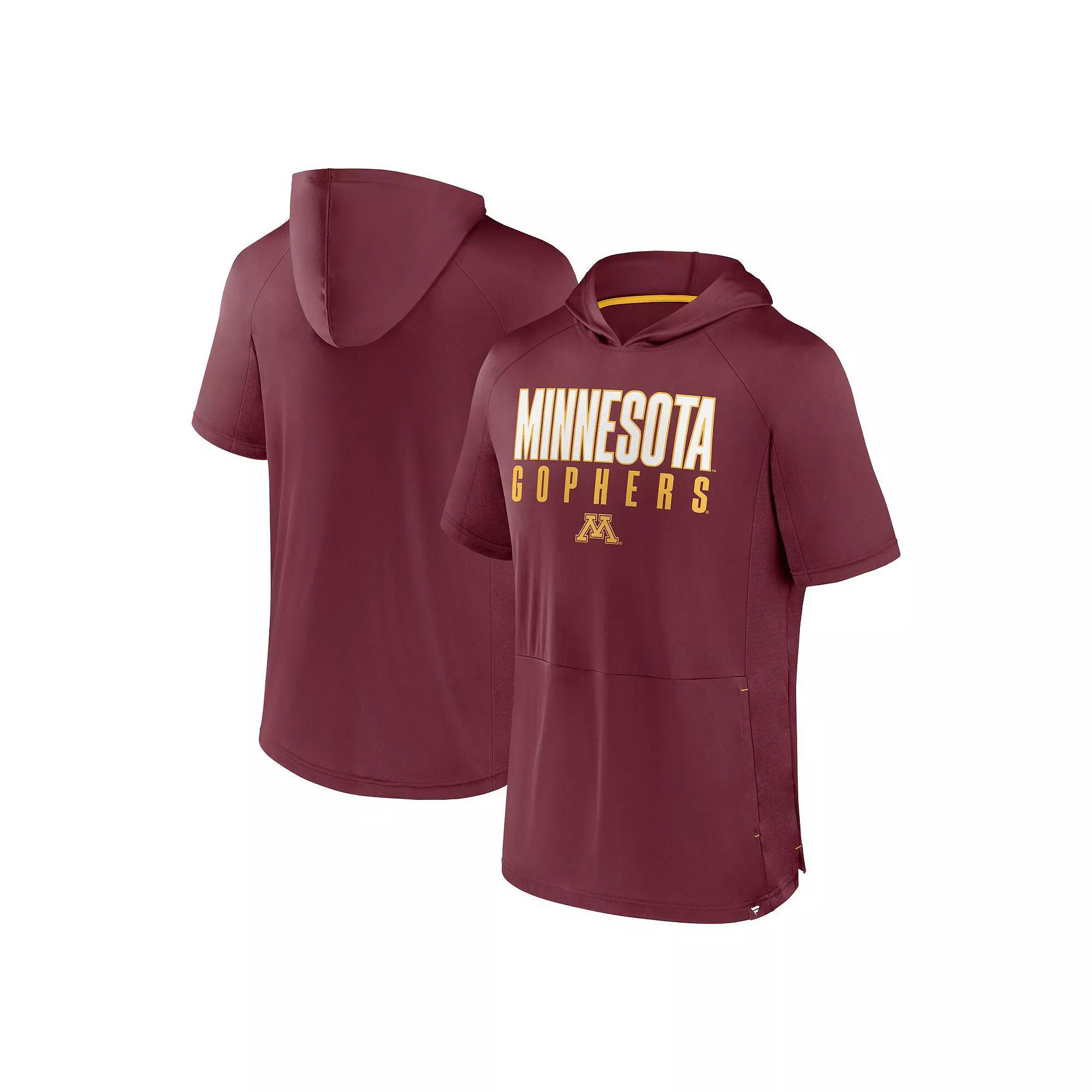 Men's Fanatics  Maroon Minnesota Golden Gophers Core Read Hoodie T-Shirt, Size: Small, Red Product Image