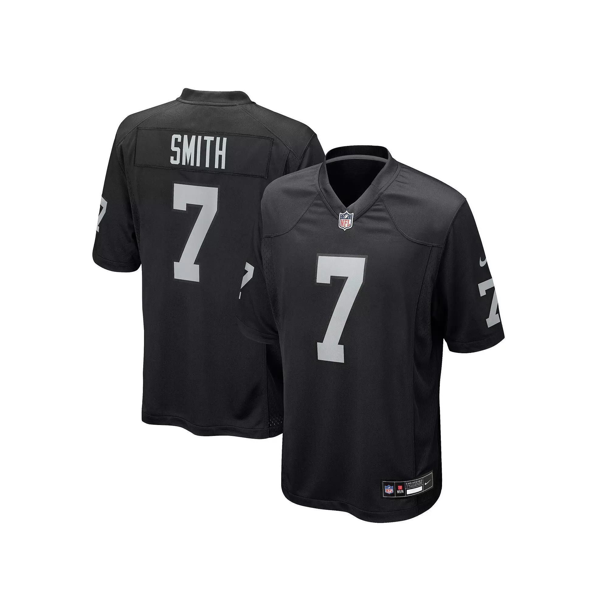 Geno Smith Las Vegas Raiders Nike Mens NFL Game Jersey | 67NMORGH8DF-7S5 Product Image