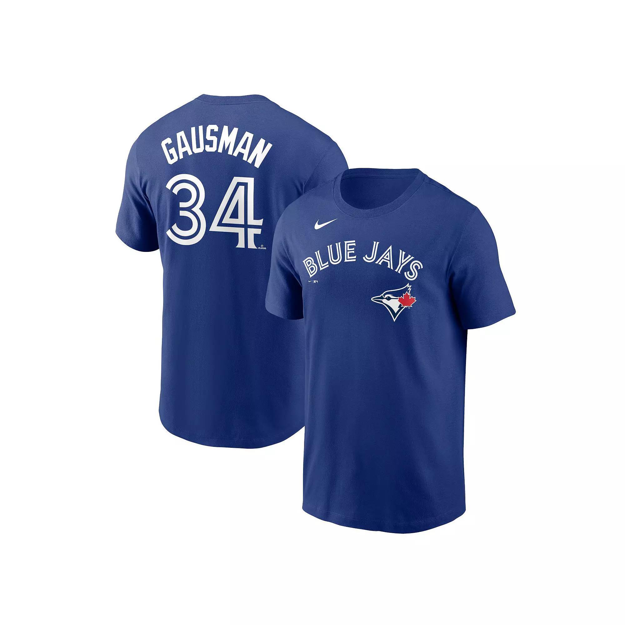 Men's Nike Kevin Gausman Navy Toronto Blue Jays Name & Number T-Shirt,  Product Image