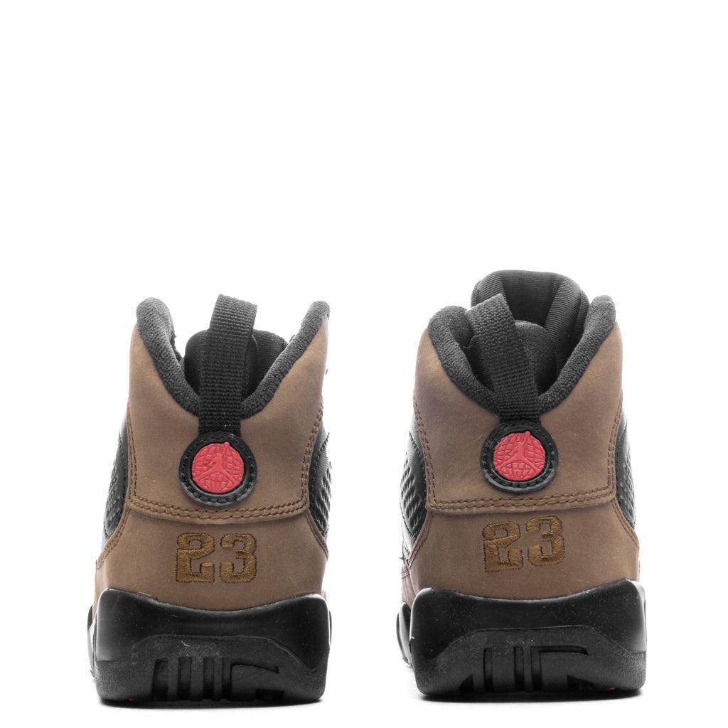 Jordan 9 Retro (PS) - Black/True Red/Light Olive Kids Product Image