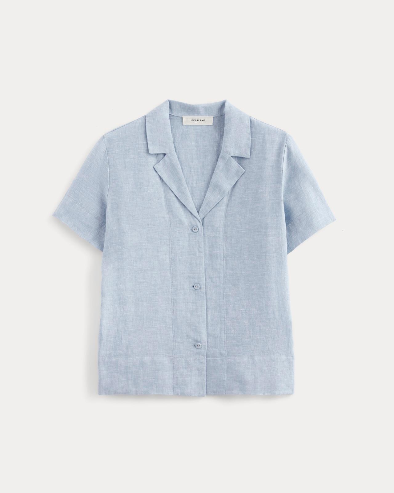 Womens Notch Shirt in Linen by Everlane Product Image
