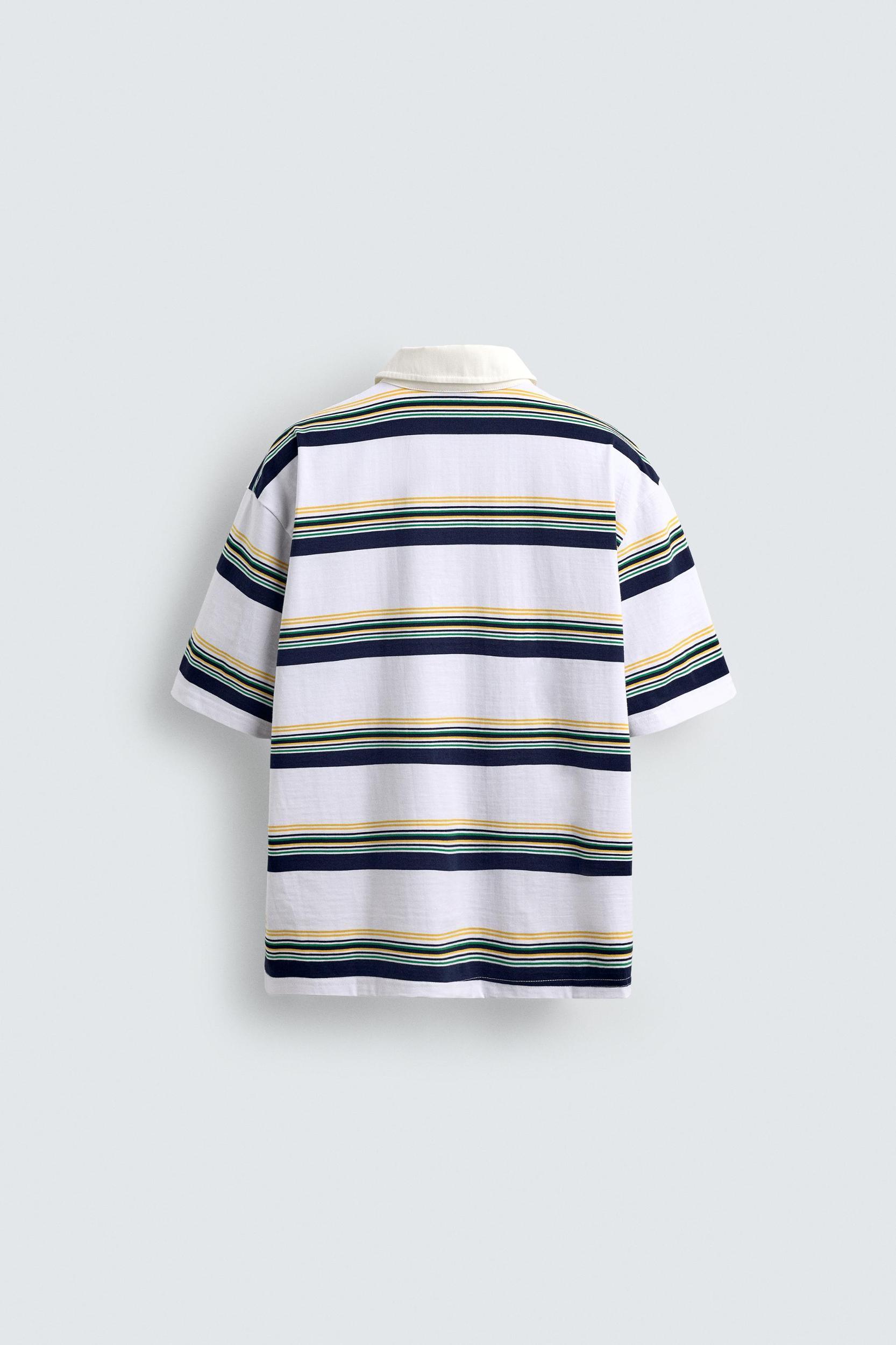STRIPED POLO SHIRT Product Image
