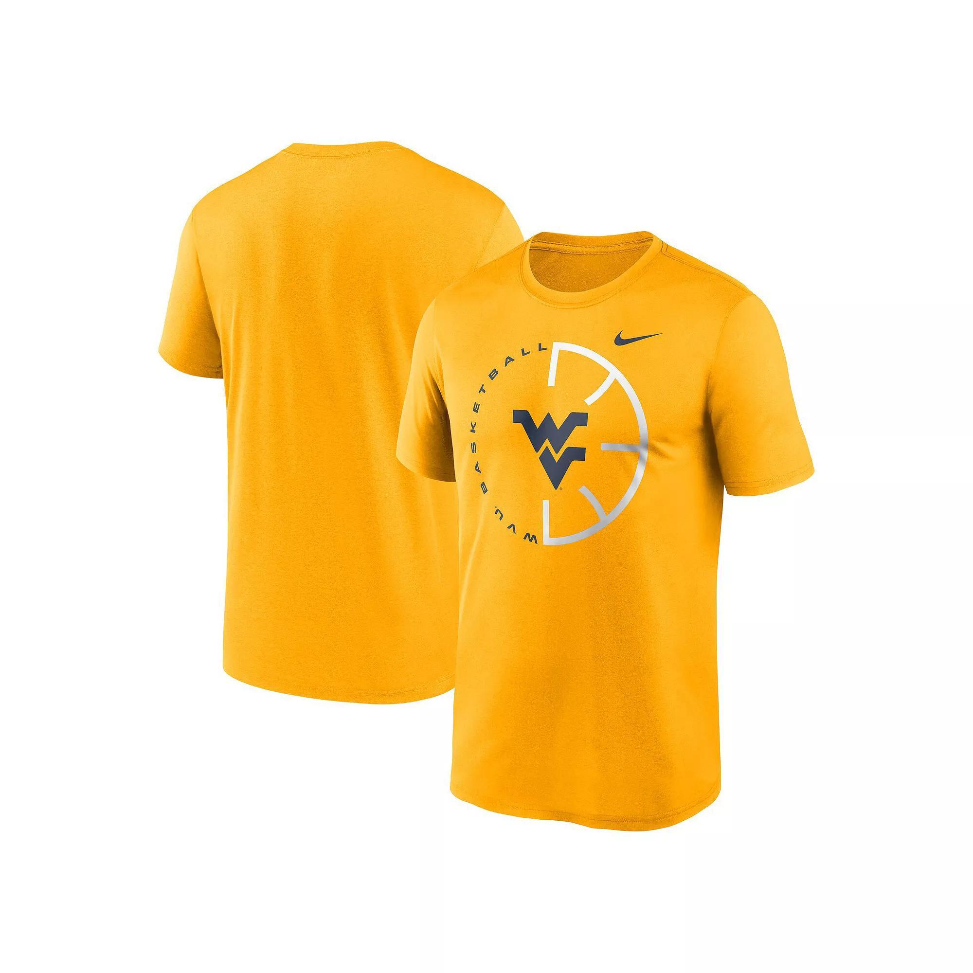 Mens Nike West Virginia Mountaineers Lockup Legend Performance T-Shirt Product Image