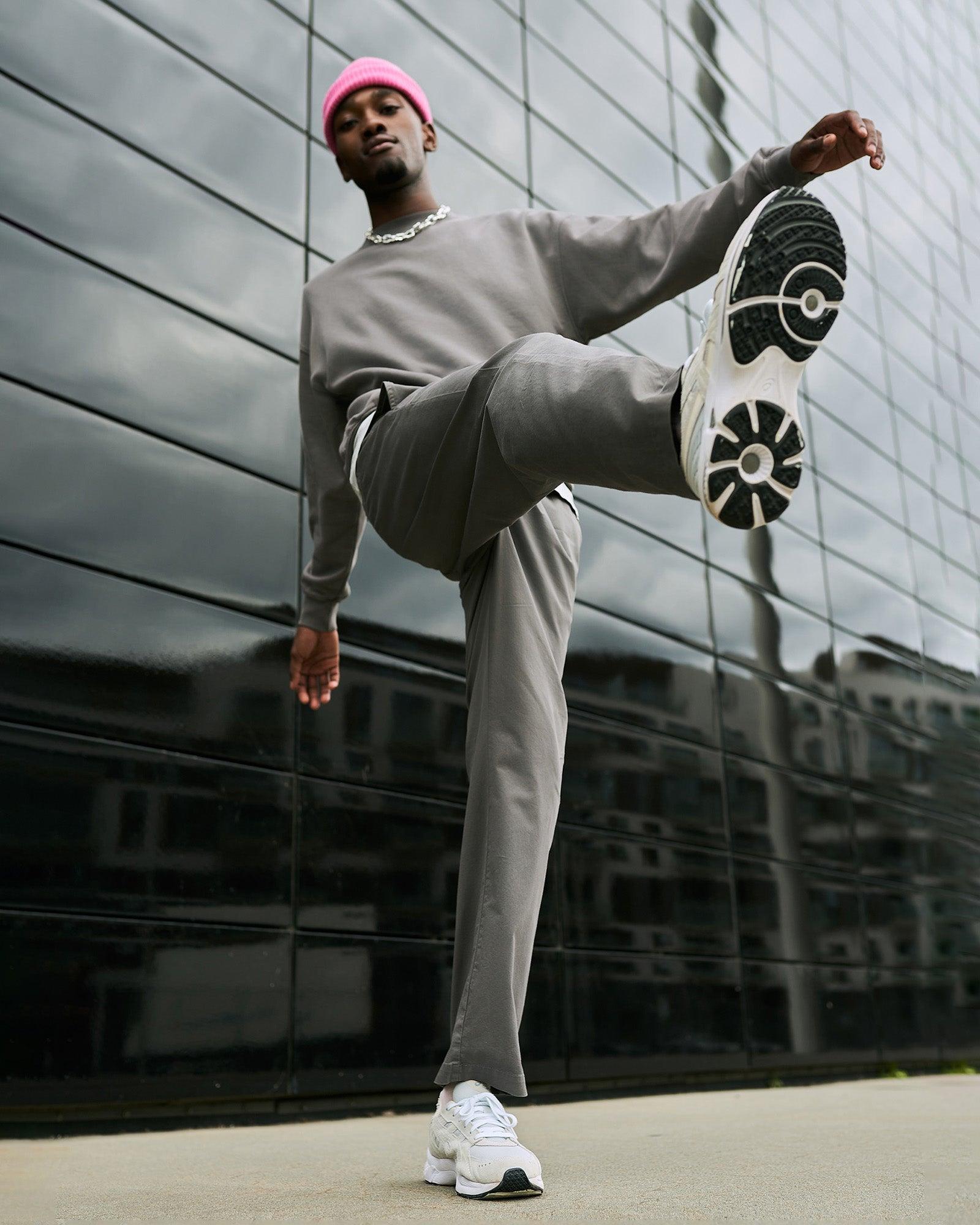 Organic Twill Pants - Pacific Blue Product Image