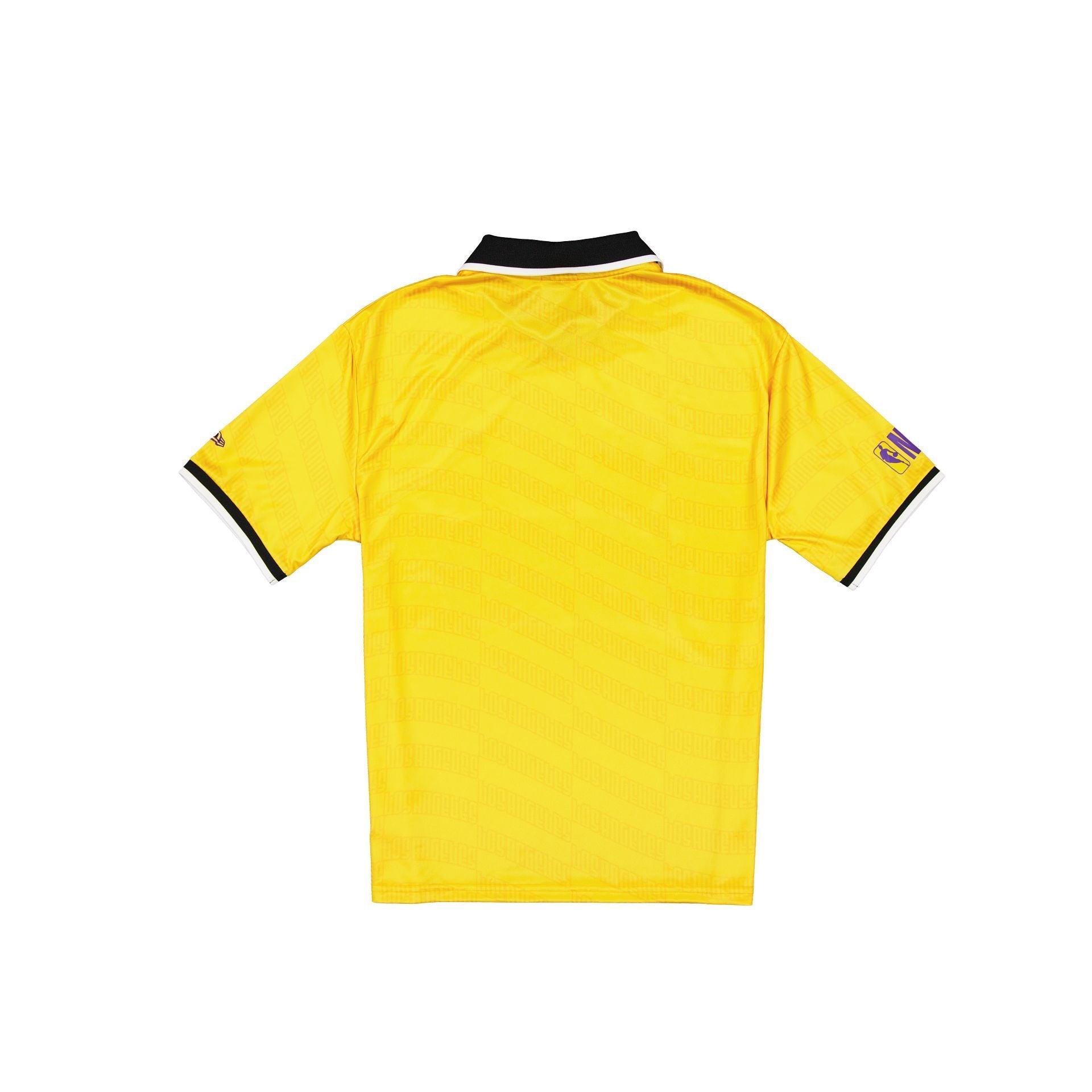 Los Angeles Lakers Yellow Oversized T-Shirt Male Product Image