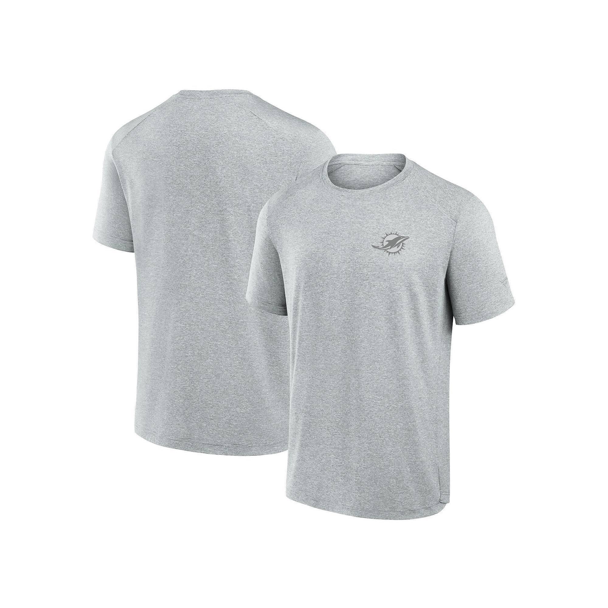 Men's Fanatics Signature Gray Miami Dolphins Front Office Tech T-Shirt, Size: Small, Grey Product Image