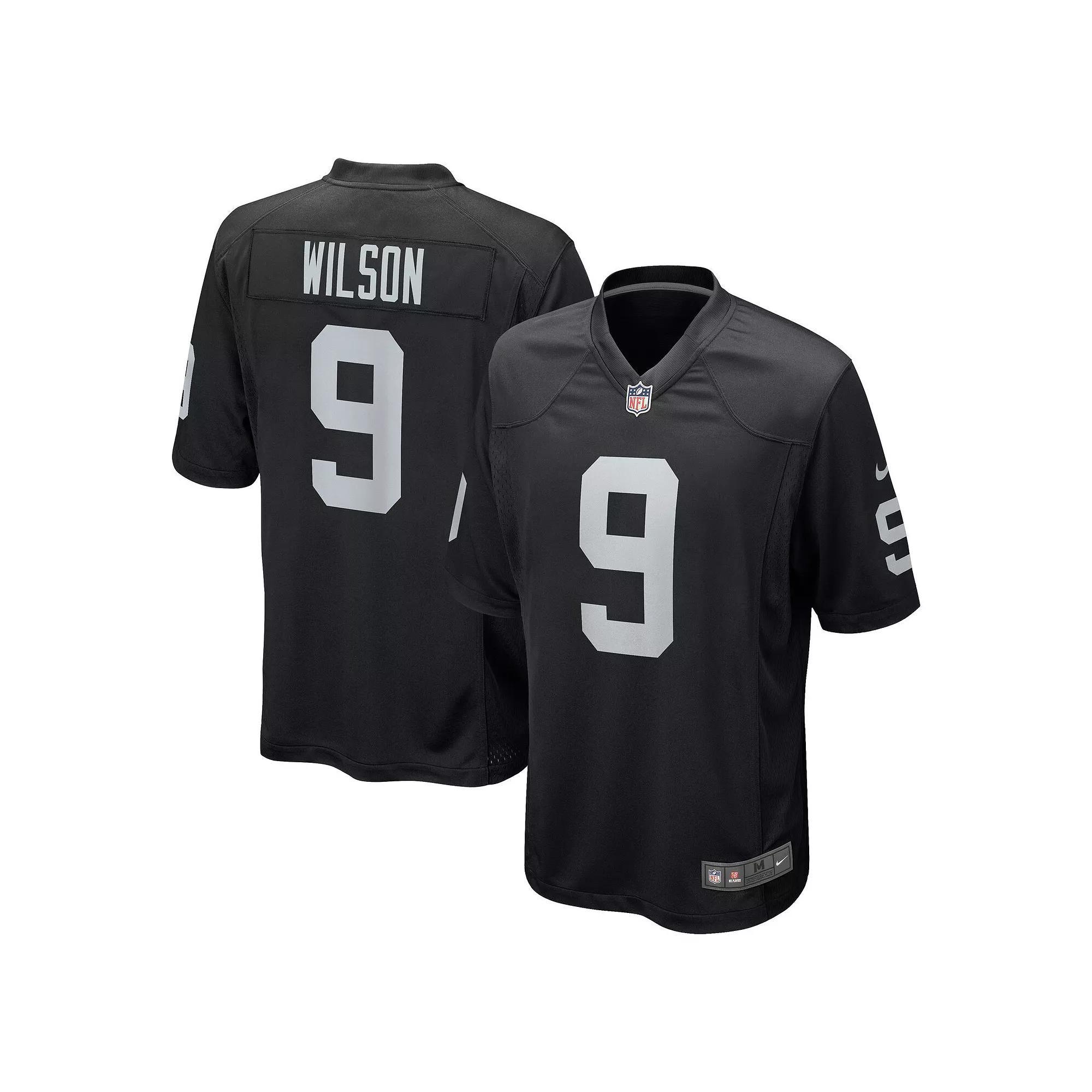 Men's Nike Tyree Wilson Black Las Vegas Raiders 2023 NFL Draft First Round Pick Game Jersey, Size: 3XL, Lvr Black Product Image