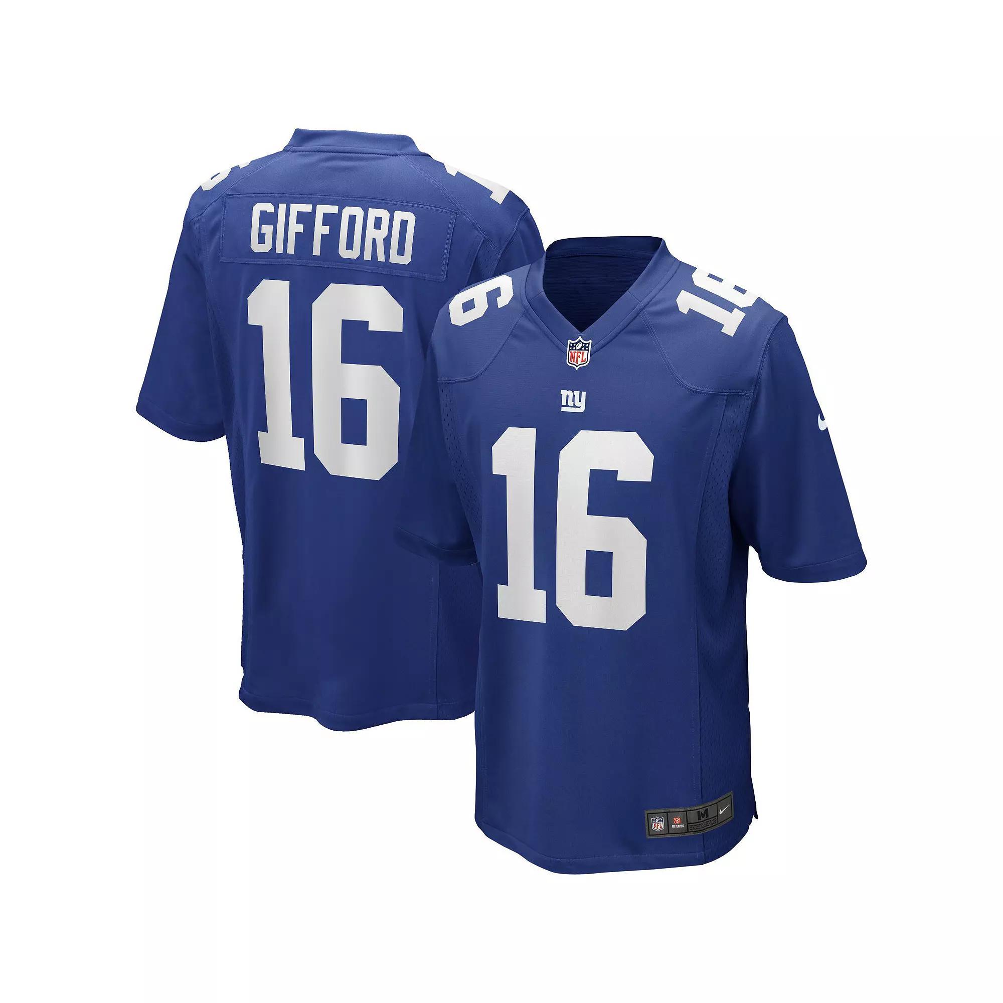 Men's Nike Frank Gifford Royal New York Giants Game Retired Player Jersey,  Product Image