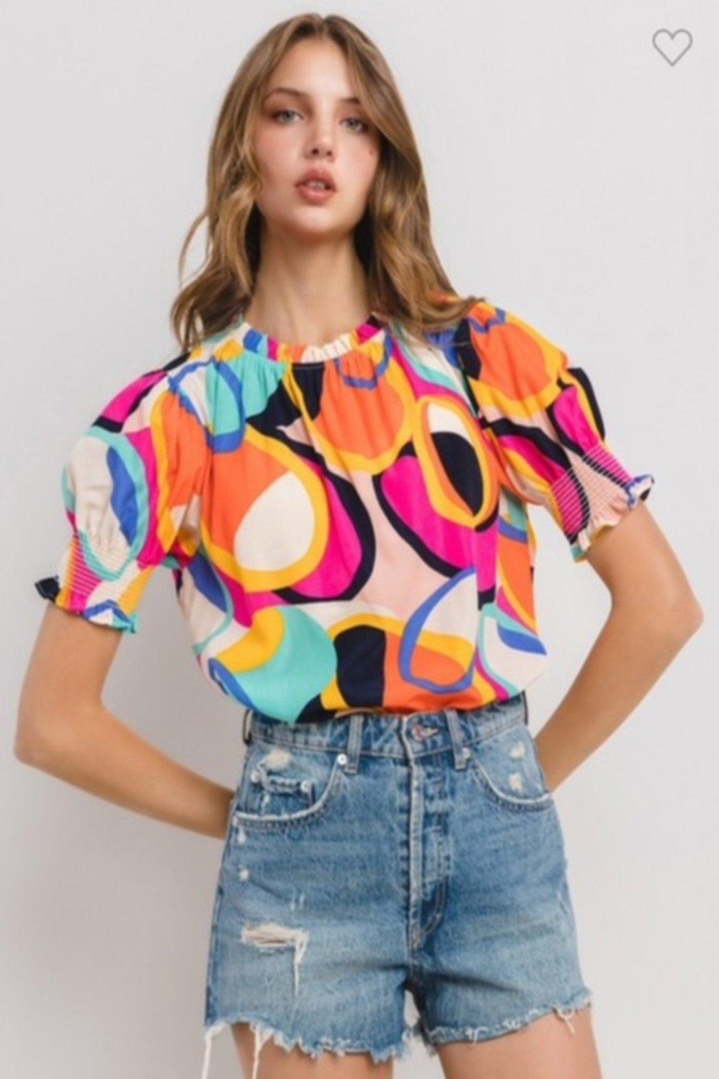 Multi Color Blouse Product Image