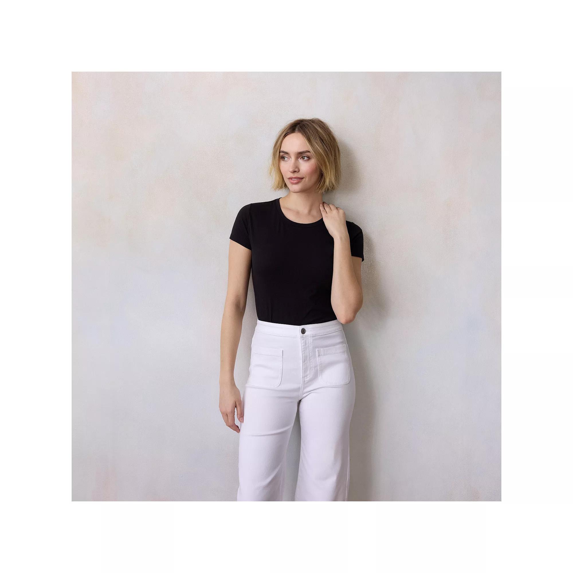 Women's LC Lauren Conrad Short Sleeve Tee,  Product Image