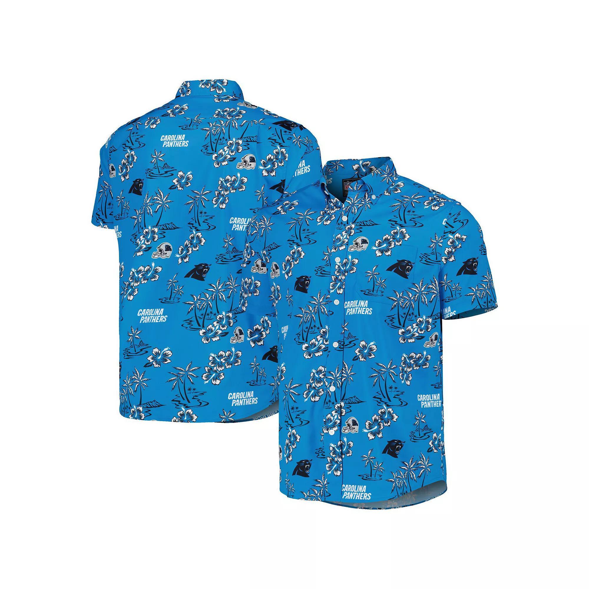 Men's Reyn Spooner Blue Carolina Panthers Kekai Button-Up Shirt,  Product Image
