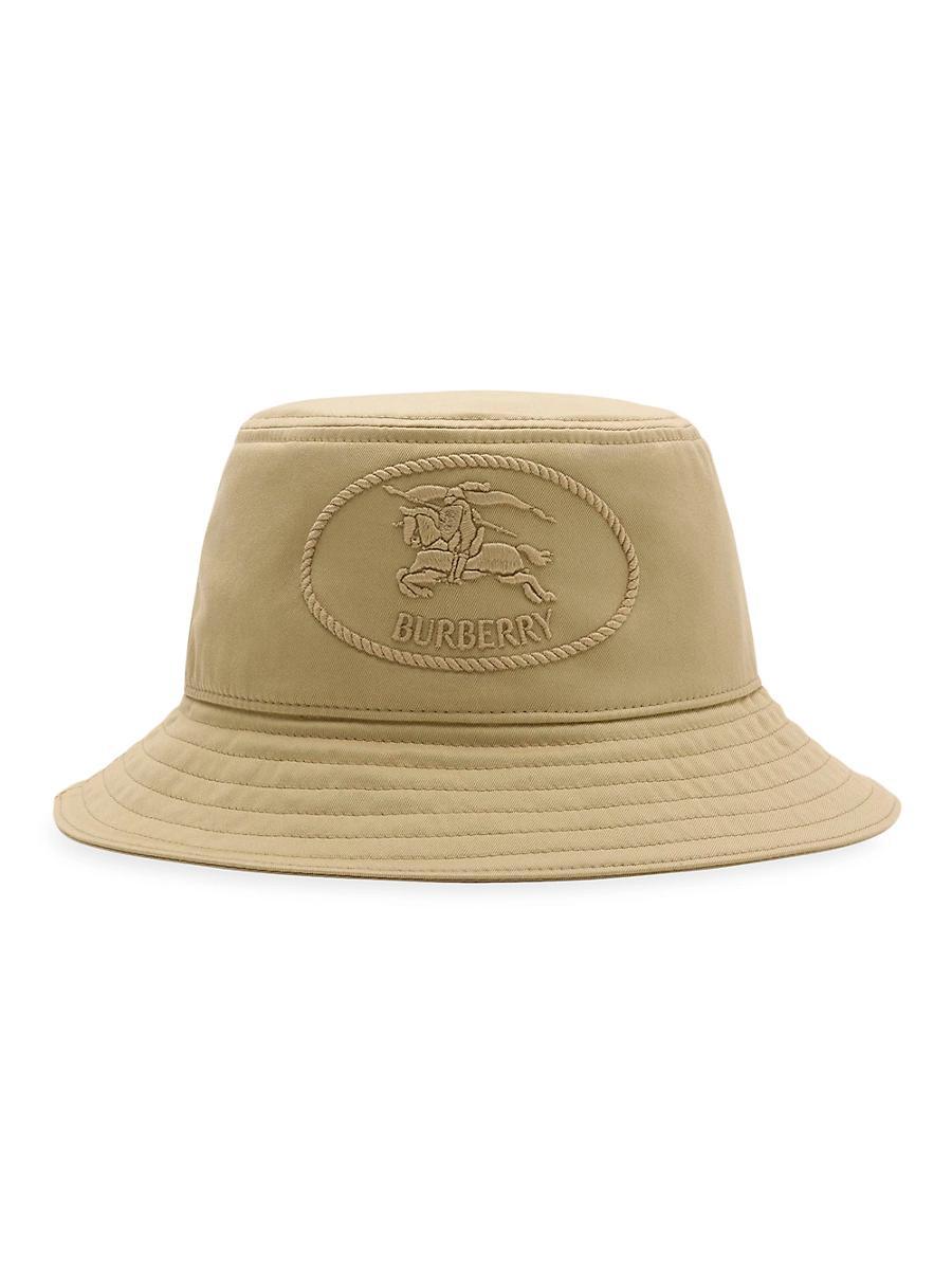 Womens Embroidered Logo Cotton Bucket Hat Product Image