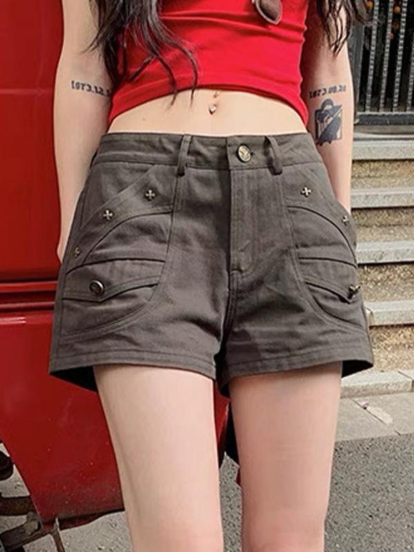 Retro Hottie Denim Shorts Product Image