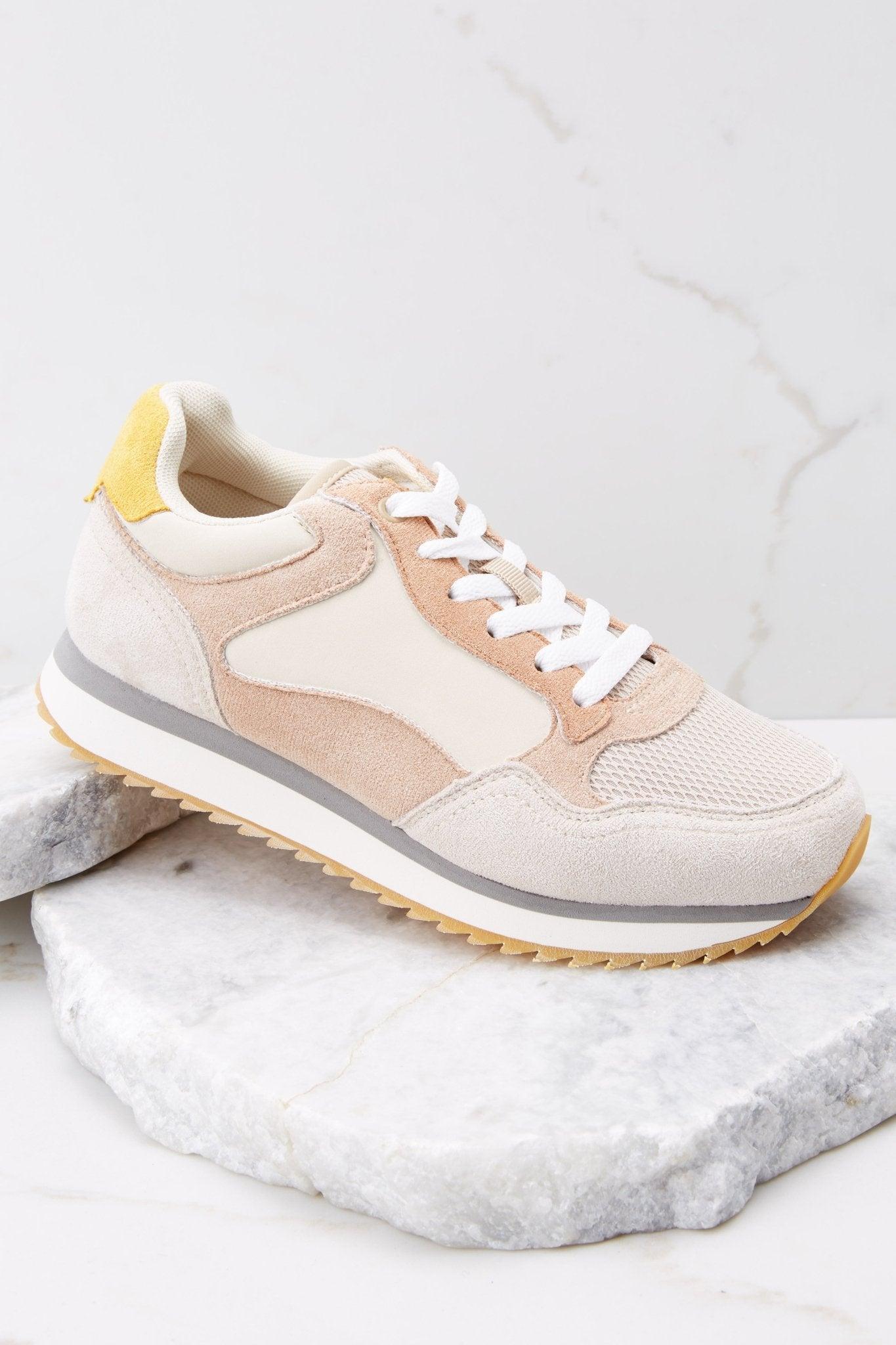 It's A Necessity Taupe Sneakers Product Image