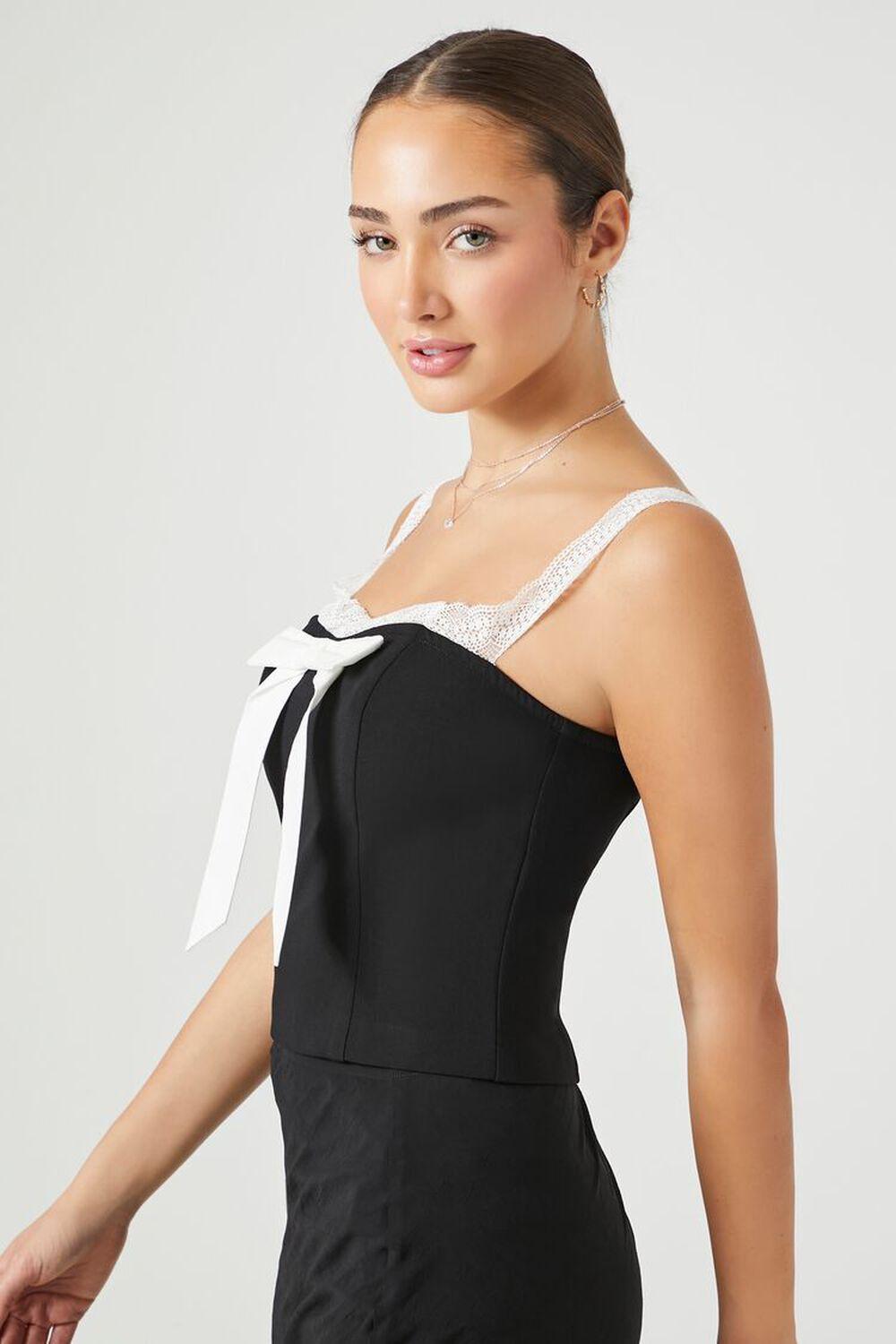 Bow Lace-Trim Cami | Forever 21 Product Image