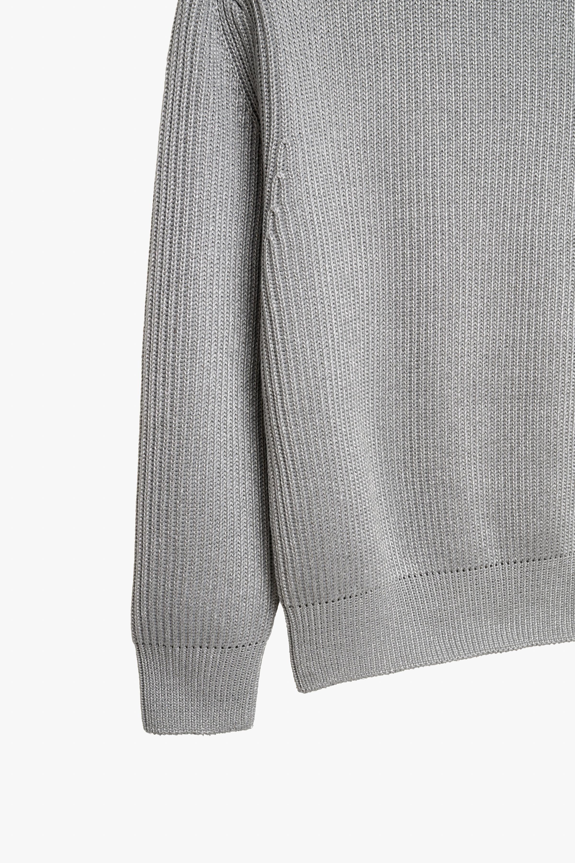 METALLIC FINISH SWEATER X STEFANO PILATI Product Image