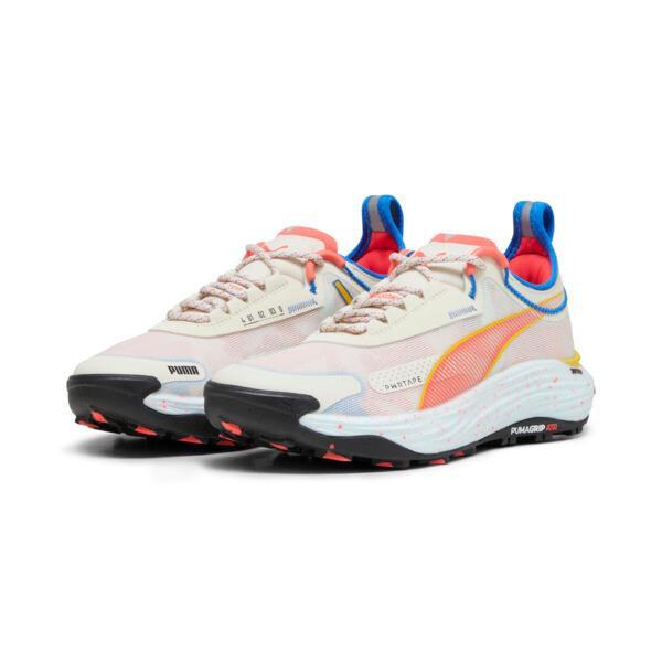 PUMA SEASONS Voyage NITROâ¢ 3 Women's Running Shoes in Alpine Snow/Ultra Blue/Yellow Burst Product Image