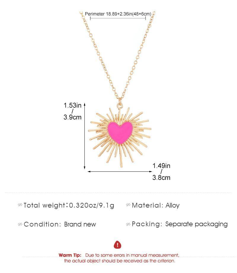 Heart Pendant Necklace Product Image