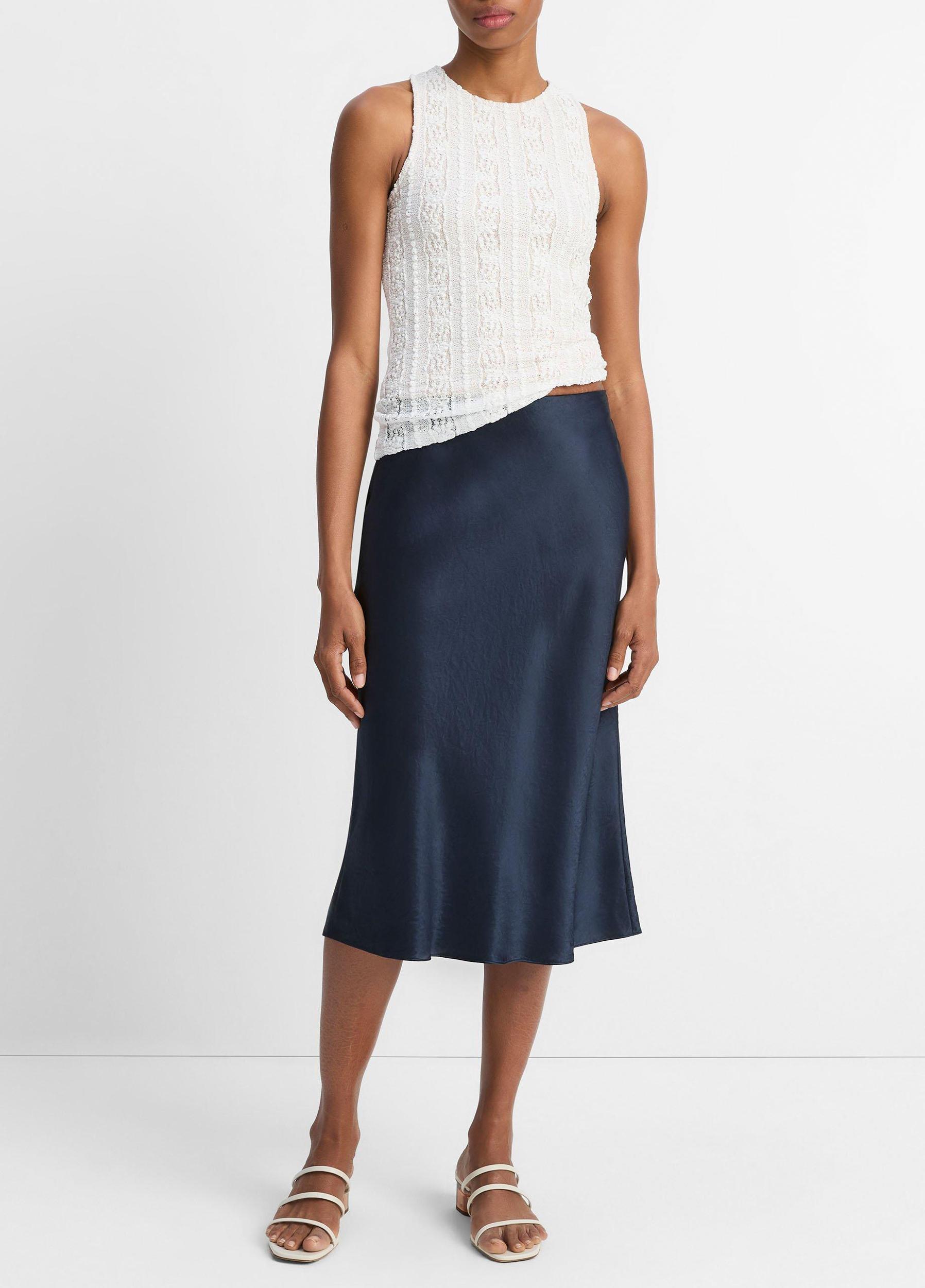 Smocked Lace Shell Product Image