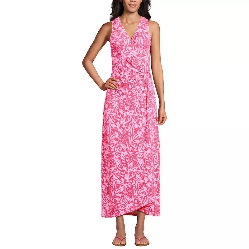 Womens Lands End Sleeveless Tulip Hem Maxi Dress Product Image