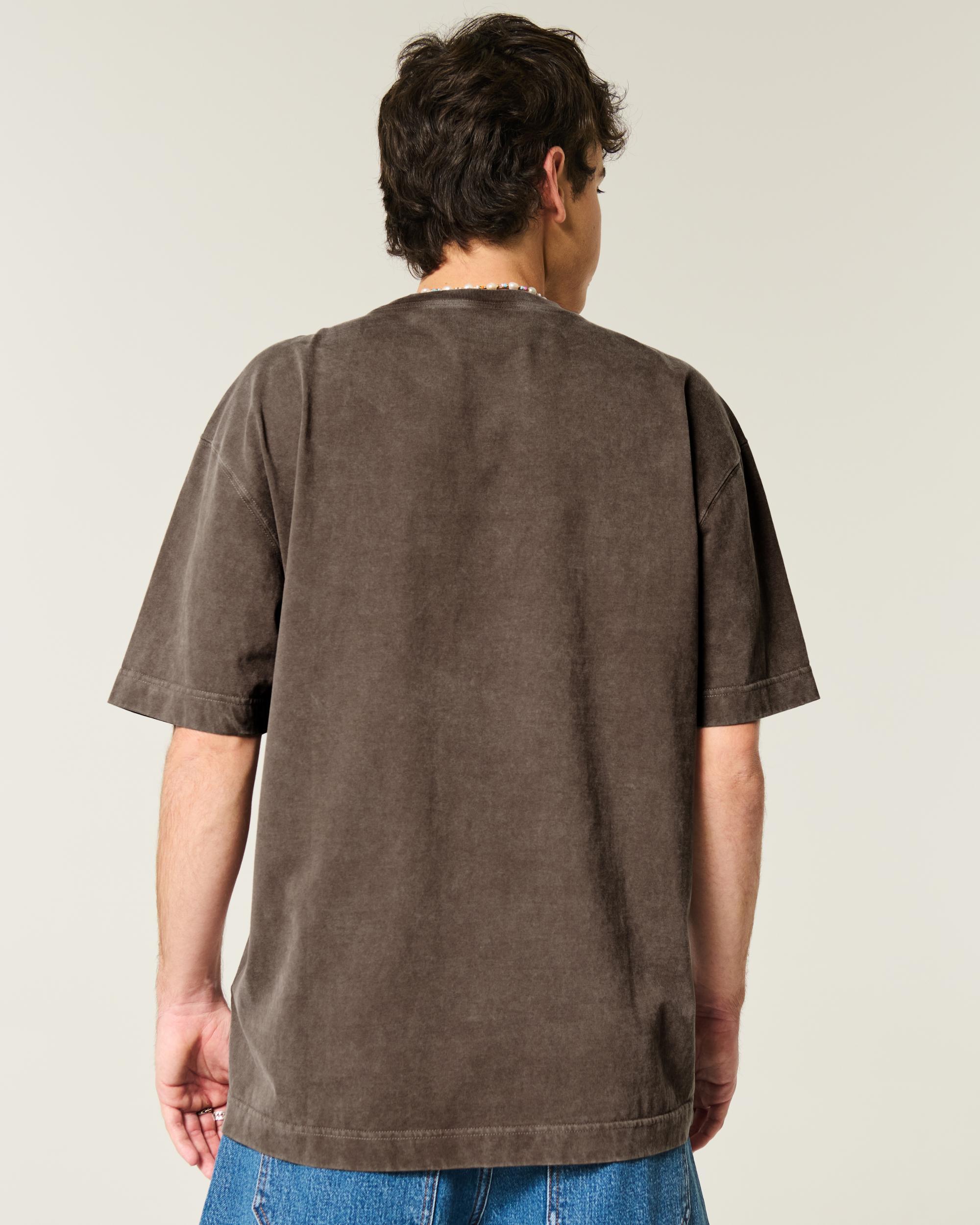 Dalix Mens Lil Smile Heavy Weight Cotton Tee Product Image