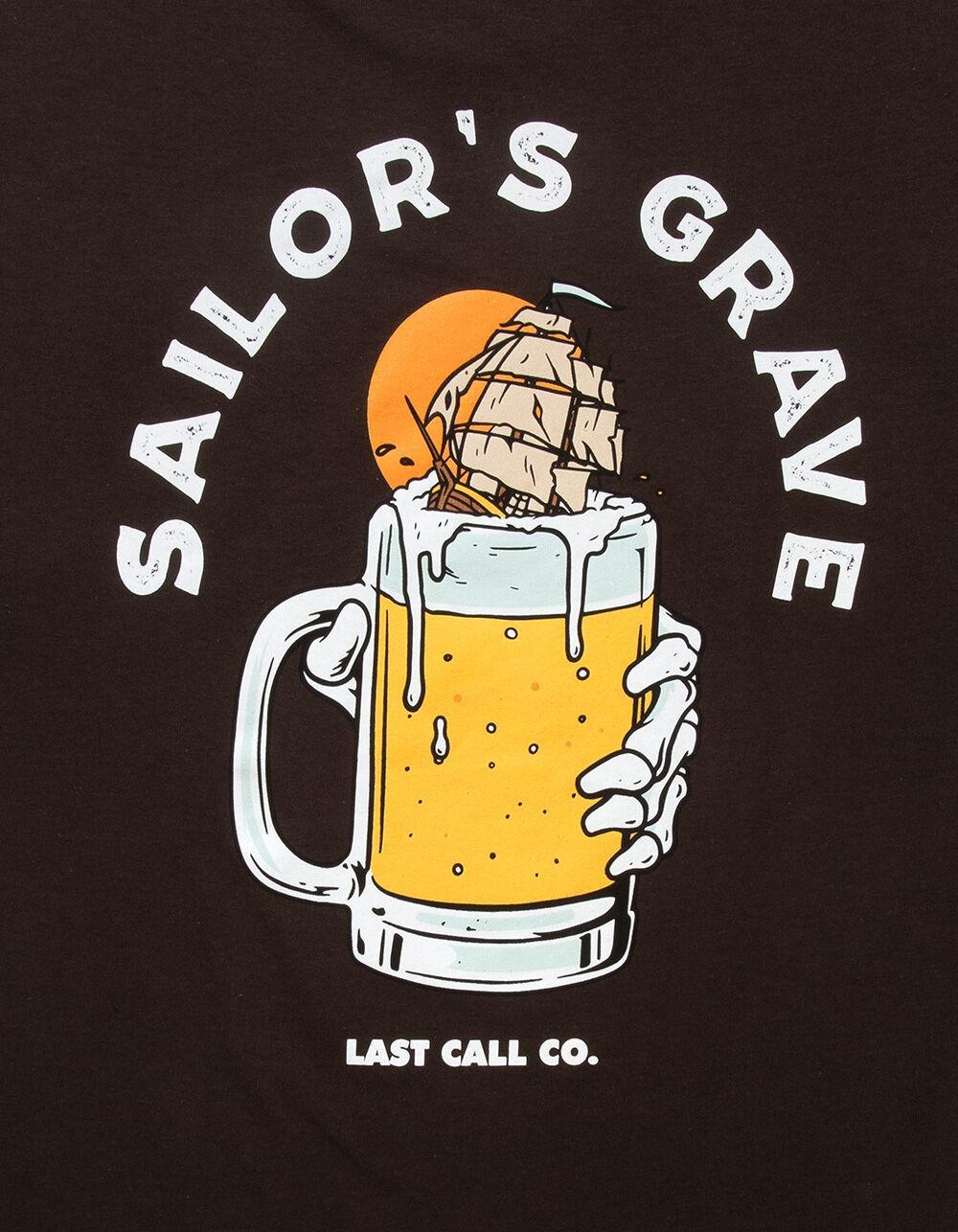 LAST CALL CO. Sailor's Grave Mens Tee - BROWN Product Image