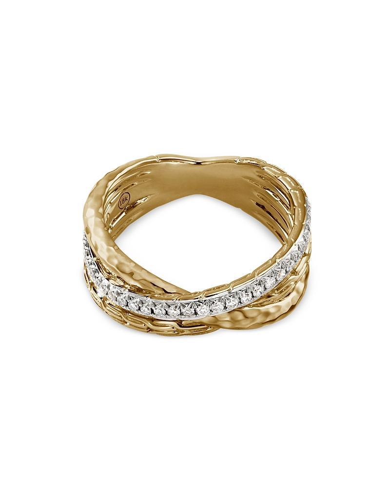 Womens Classic Chain 18K Yellow Gold & 0.2 TCW Diamond Ring Product Image