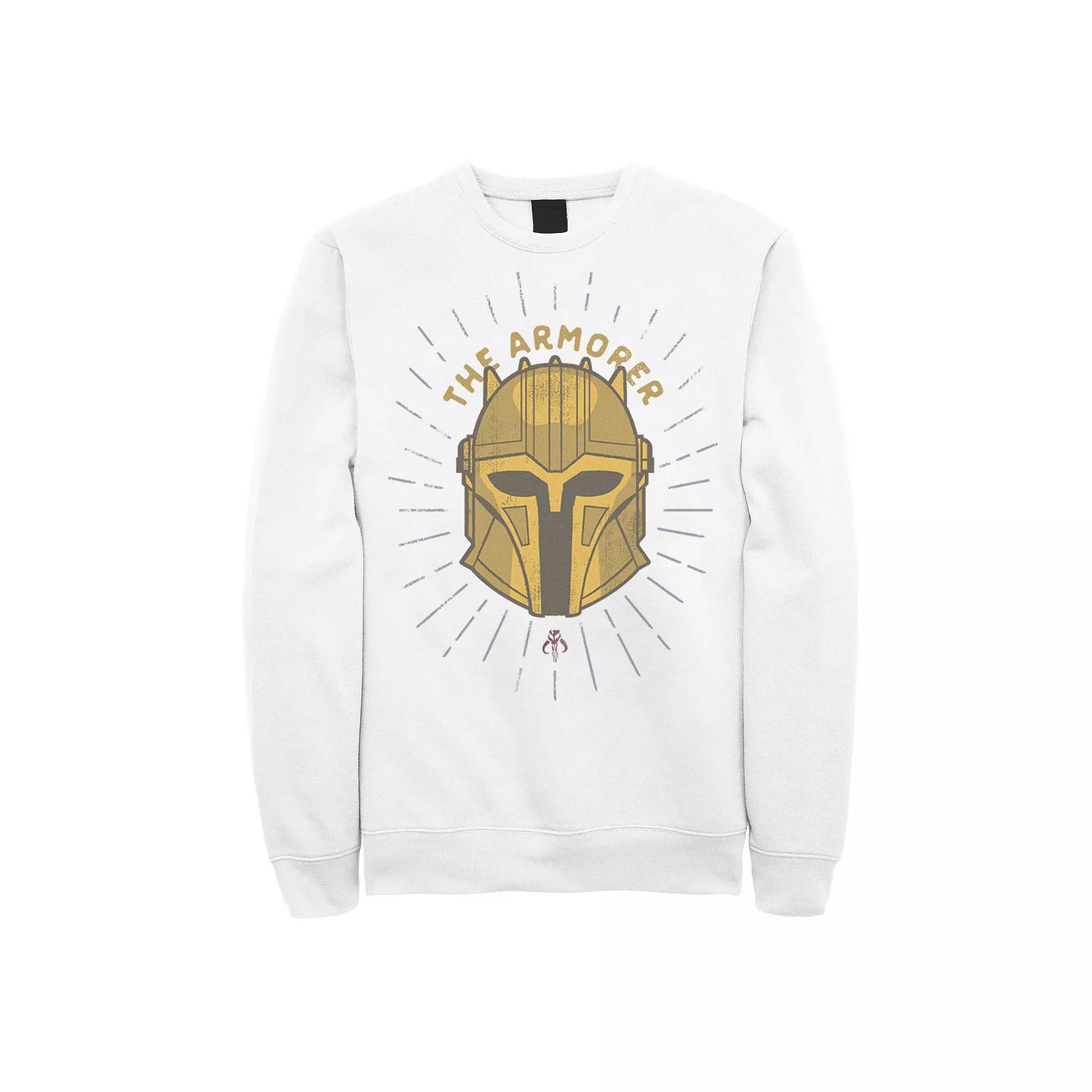 Men's Star Wars Armored Mando Helmet Sweatshirt,  Product Image