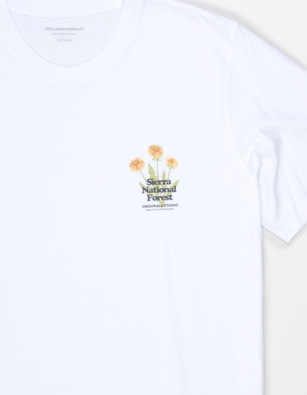 JACK & JONES Vermont Chest Mens Tee - WHITE Product Image