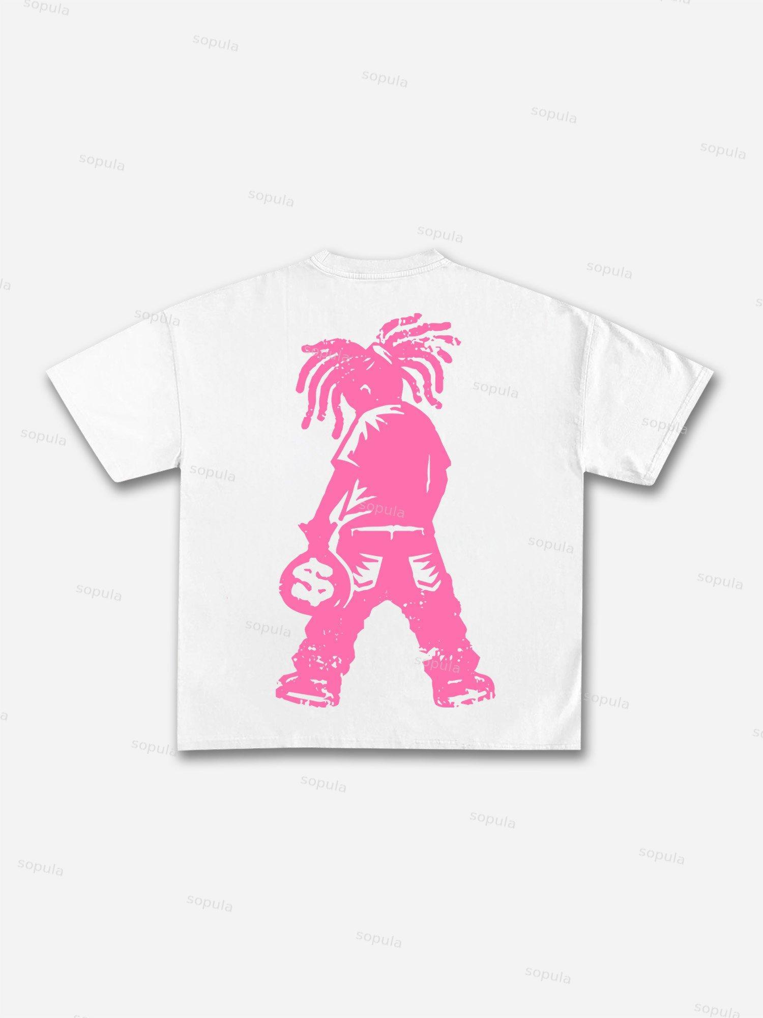 Sopula Street Balaclava Graphic Print Cotton T-shirt Product Image