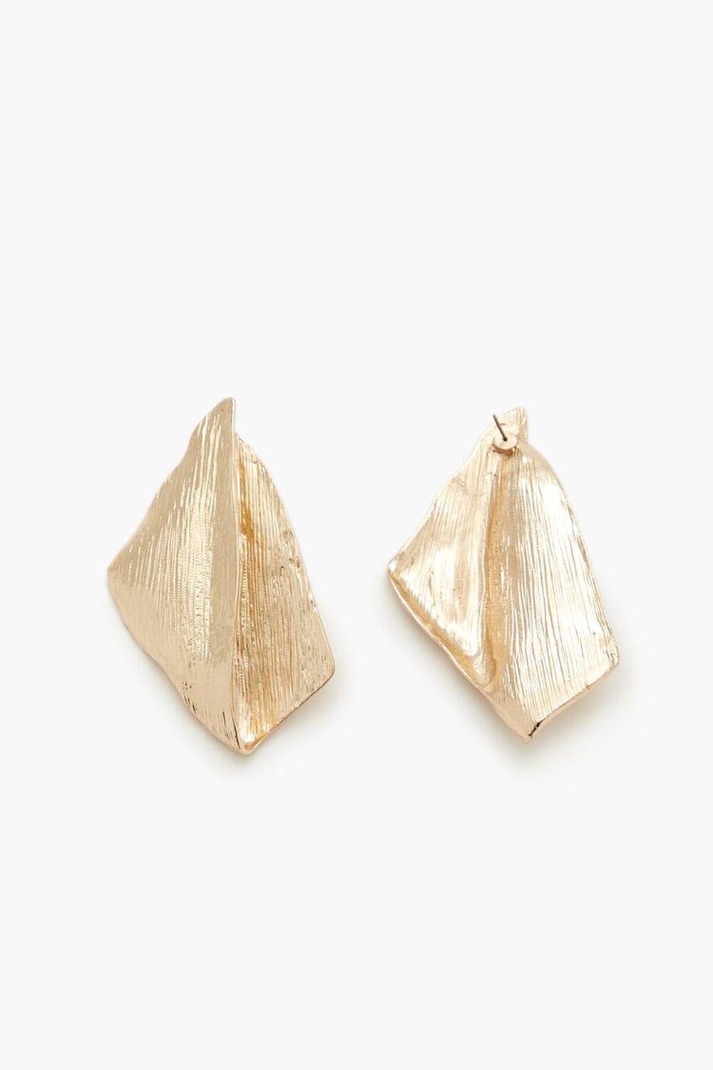 Etched Geo Drop Earrings | Forever 21 Product Image