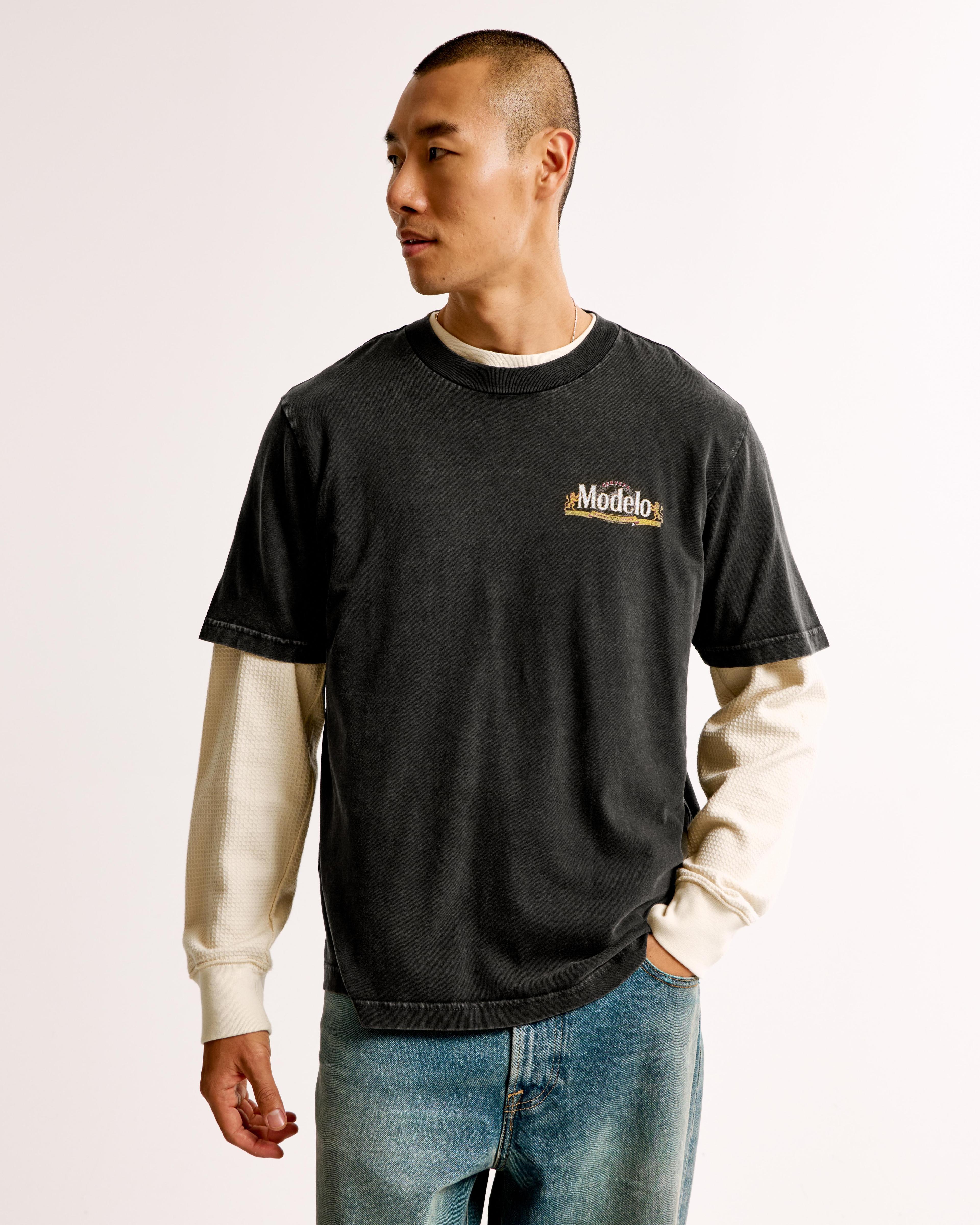 Modelo Vintage-Inspired Graphic Tee Product Image