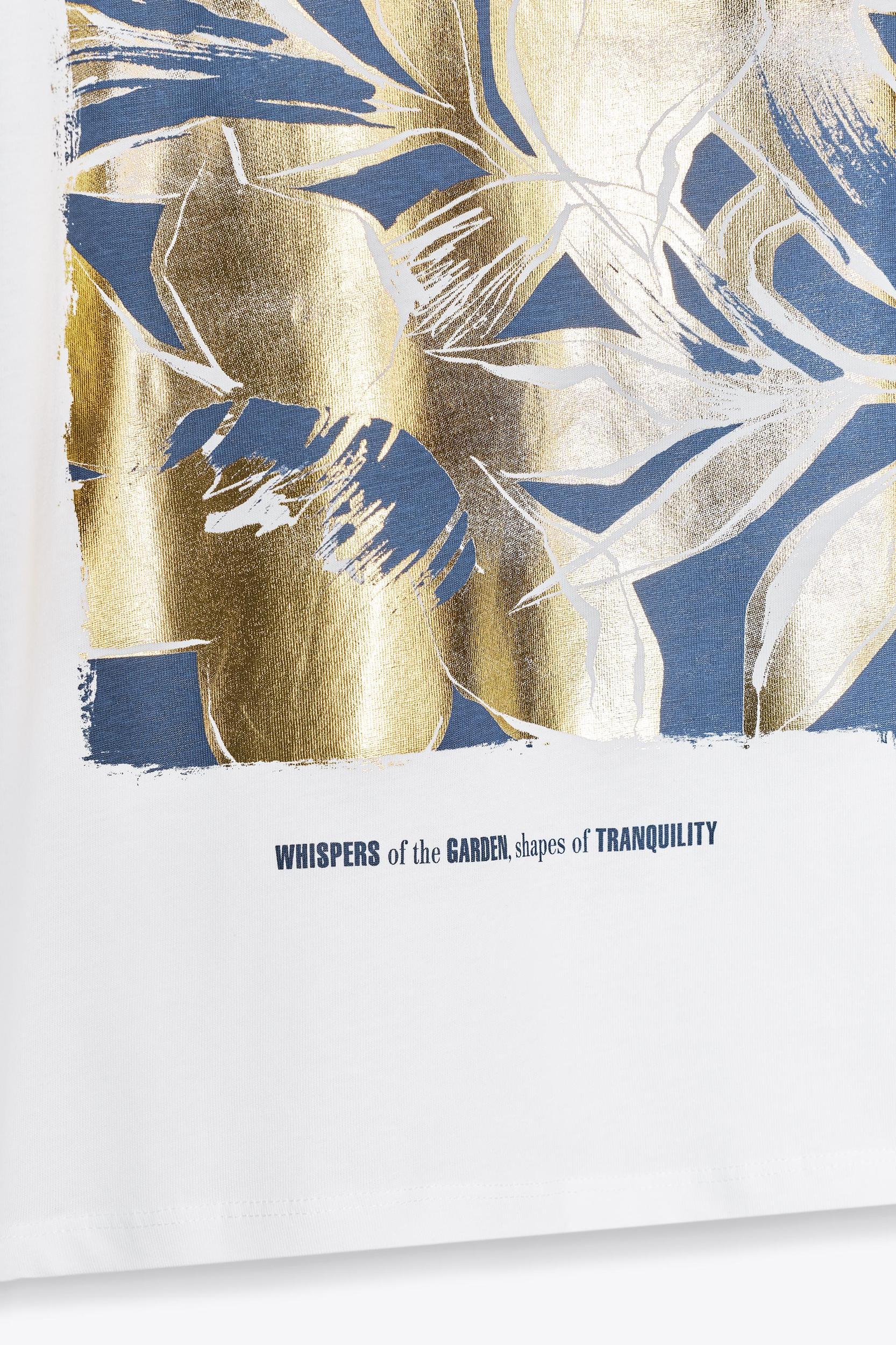 METALLIC PRINT T-SHIRT Product Image