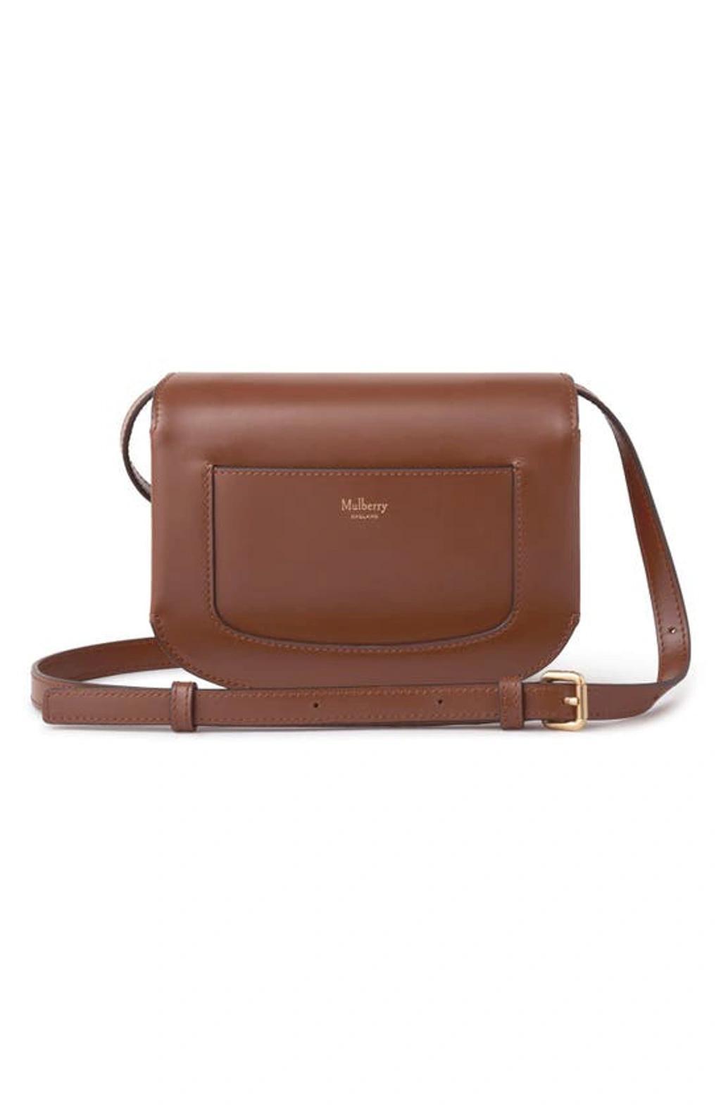 MULBERRY Small Pimlico Super Luxe Leather Crossbody Bag In Bright Oak Product Image