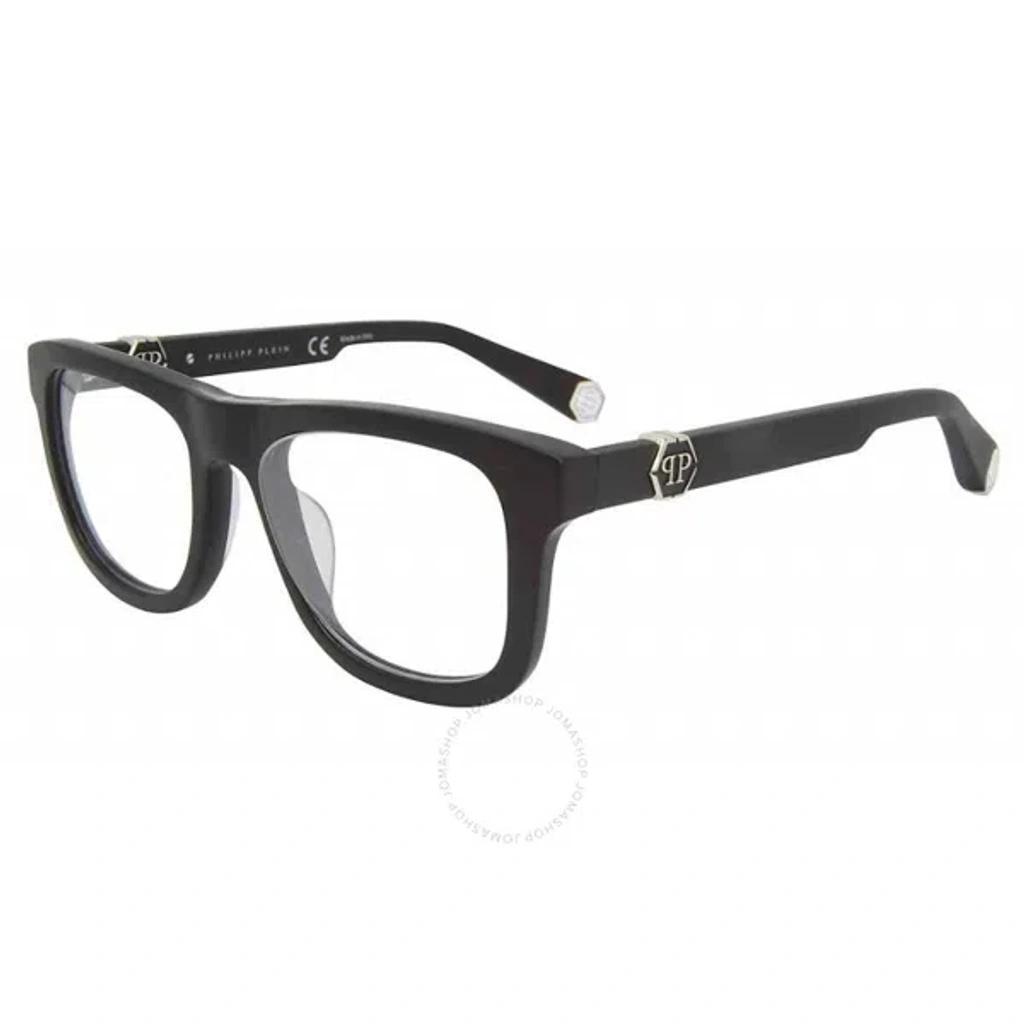 PHILIPP PLEIN Demo Square Men's Eyeglasses Vpp023m 0703 51 In Black Product Image